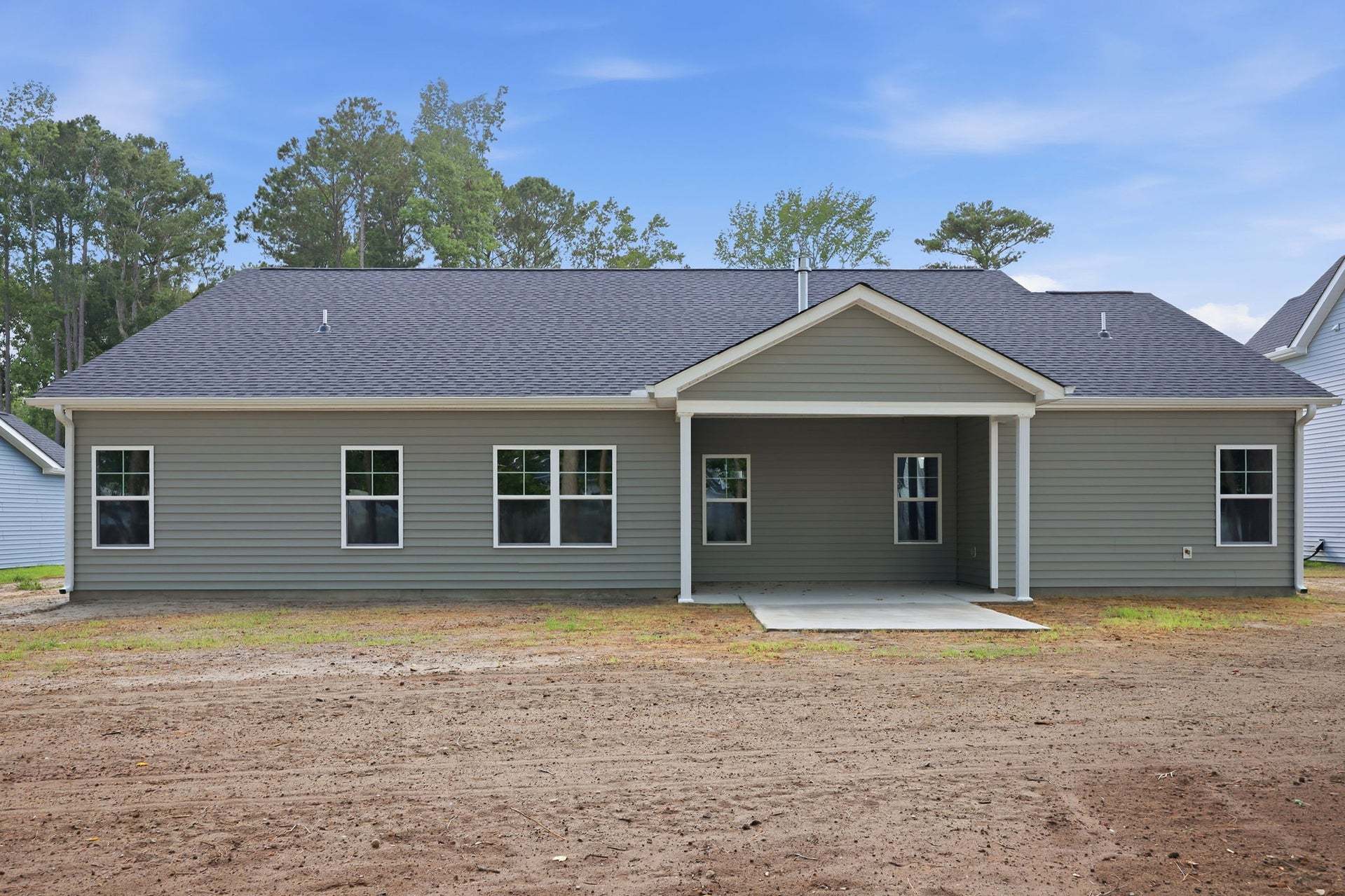 Covered Porch With Grill Patio Option