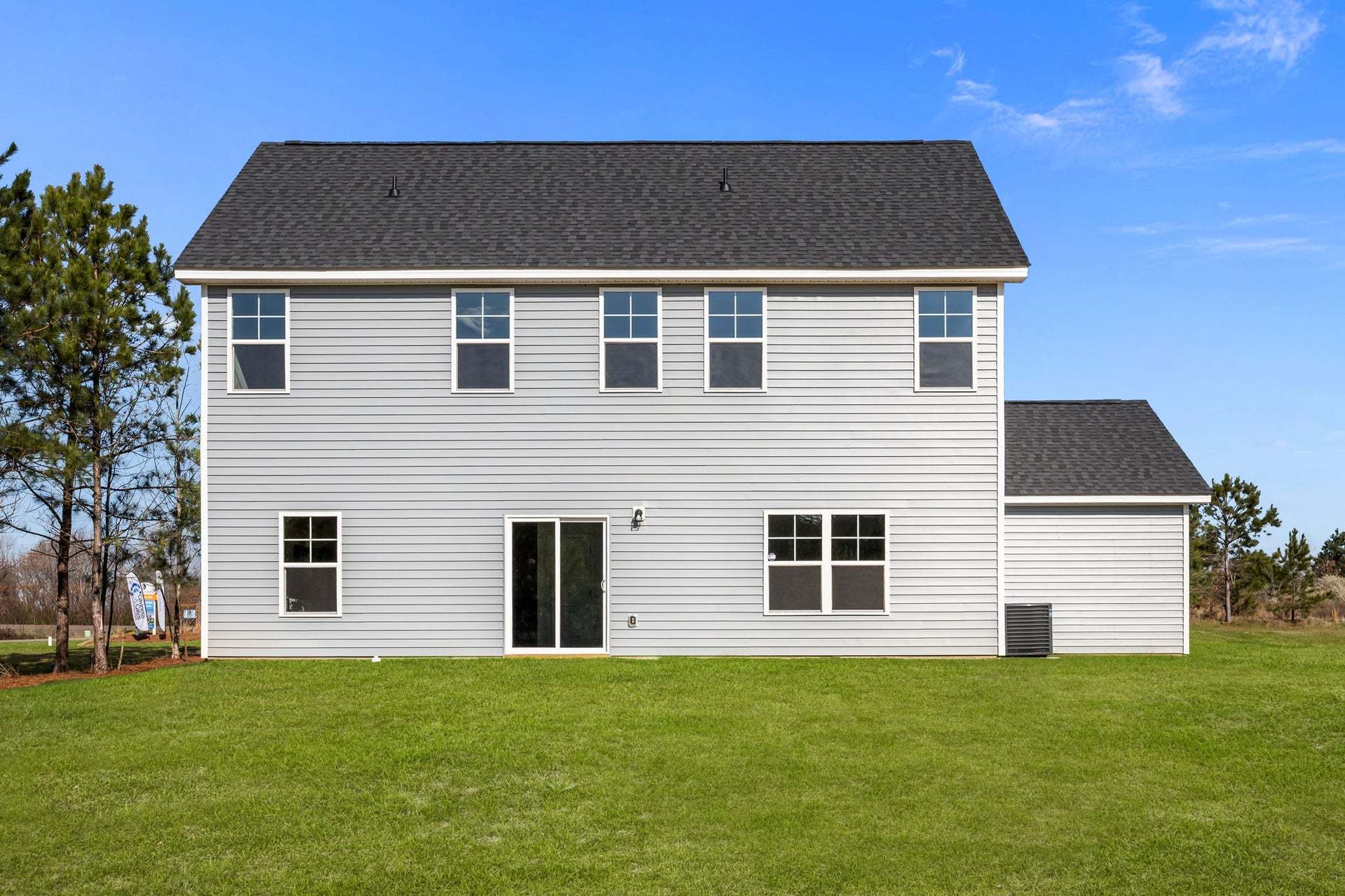 3 Car Garage Rear View