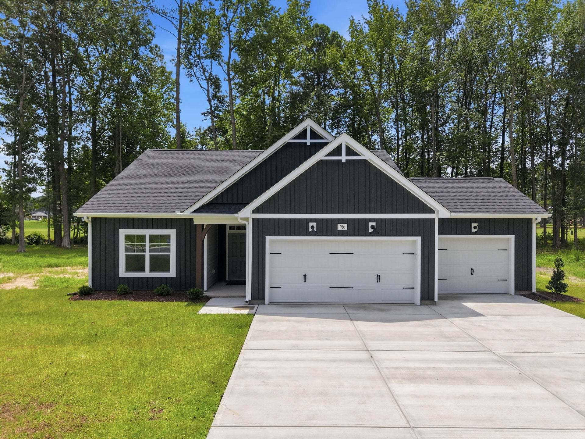 Elevation FH with 3-Car Garage