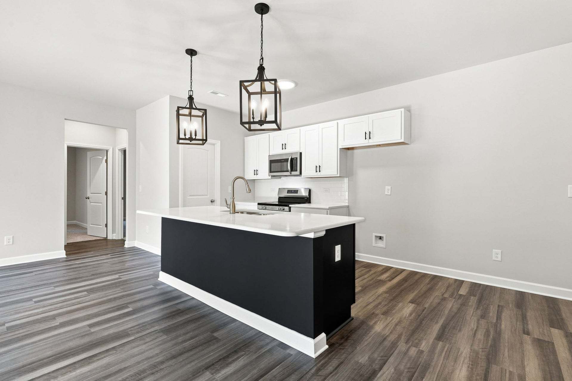 Kitchen With "Galaxy" Accent Island