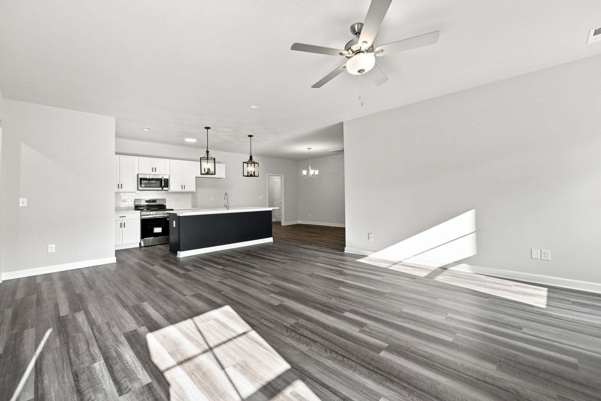 Kitchen With "Galaxy" Accent Island