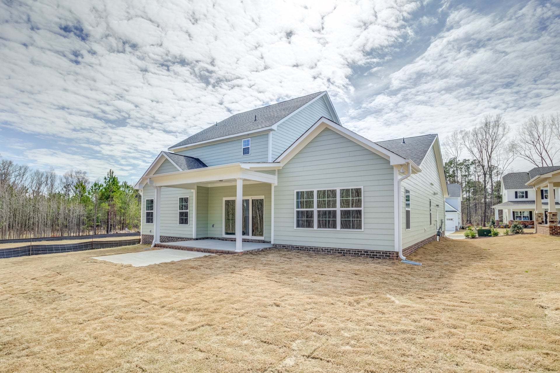 Covered Porch with Patio Option