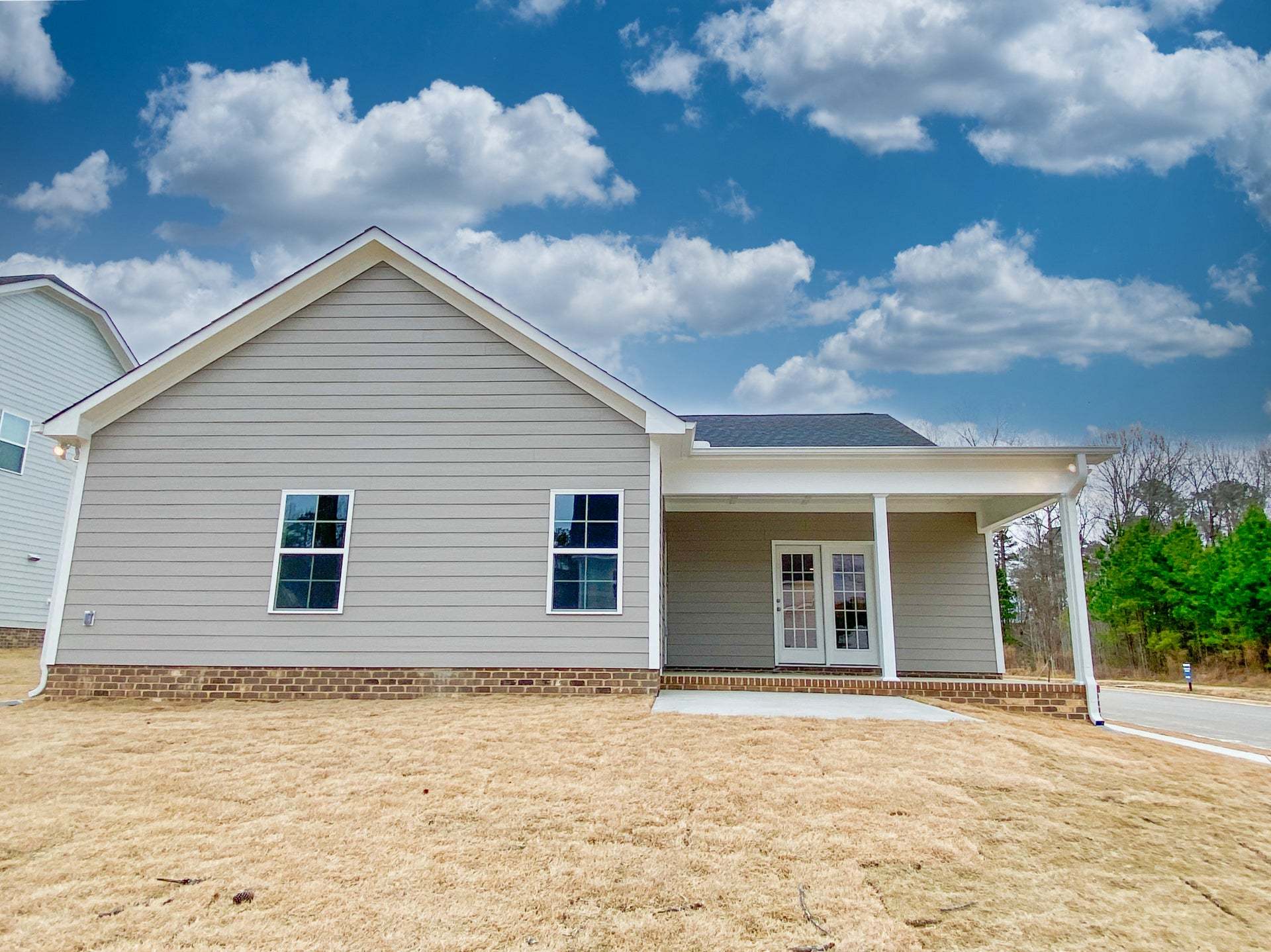 Covered Porch with Patio Option