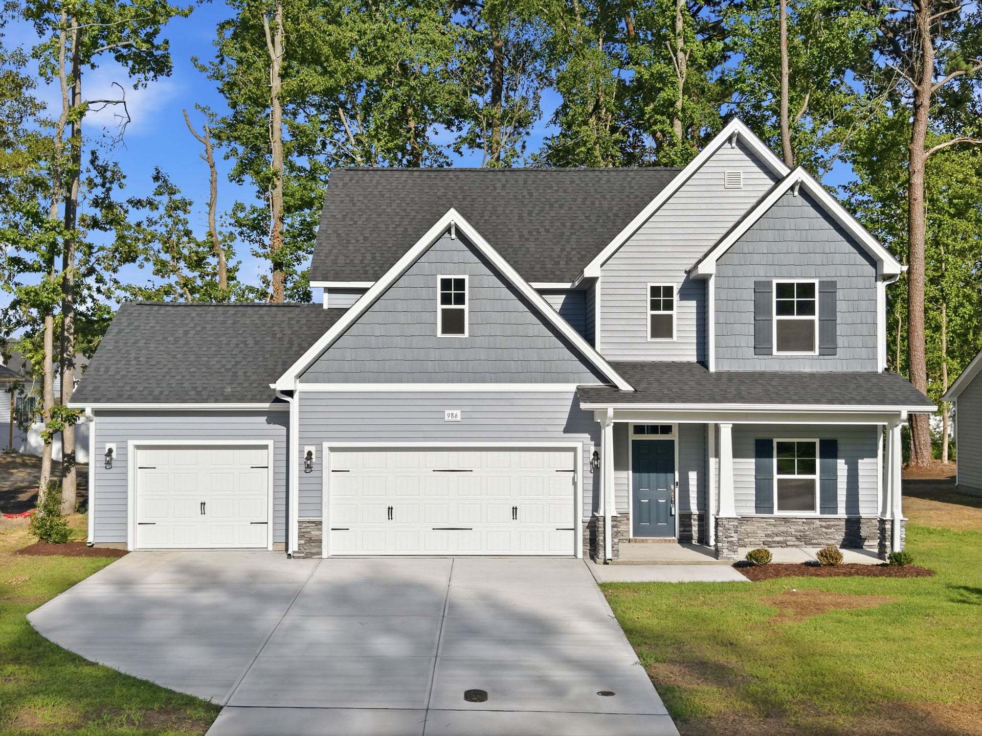 Elevation C - 3 Car Garage Option