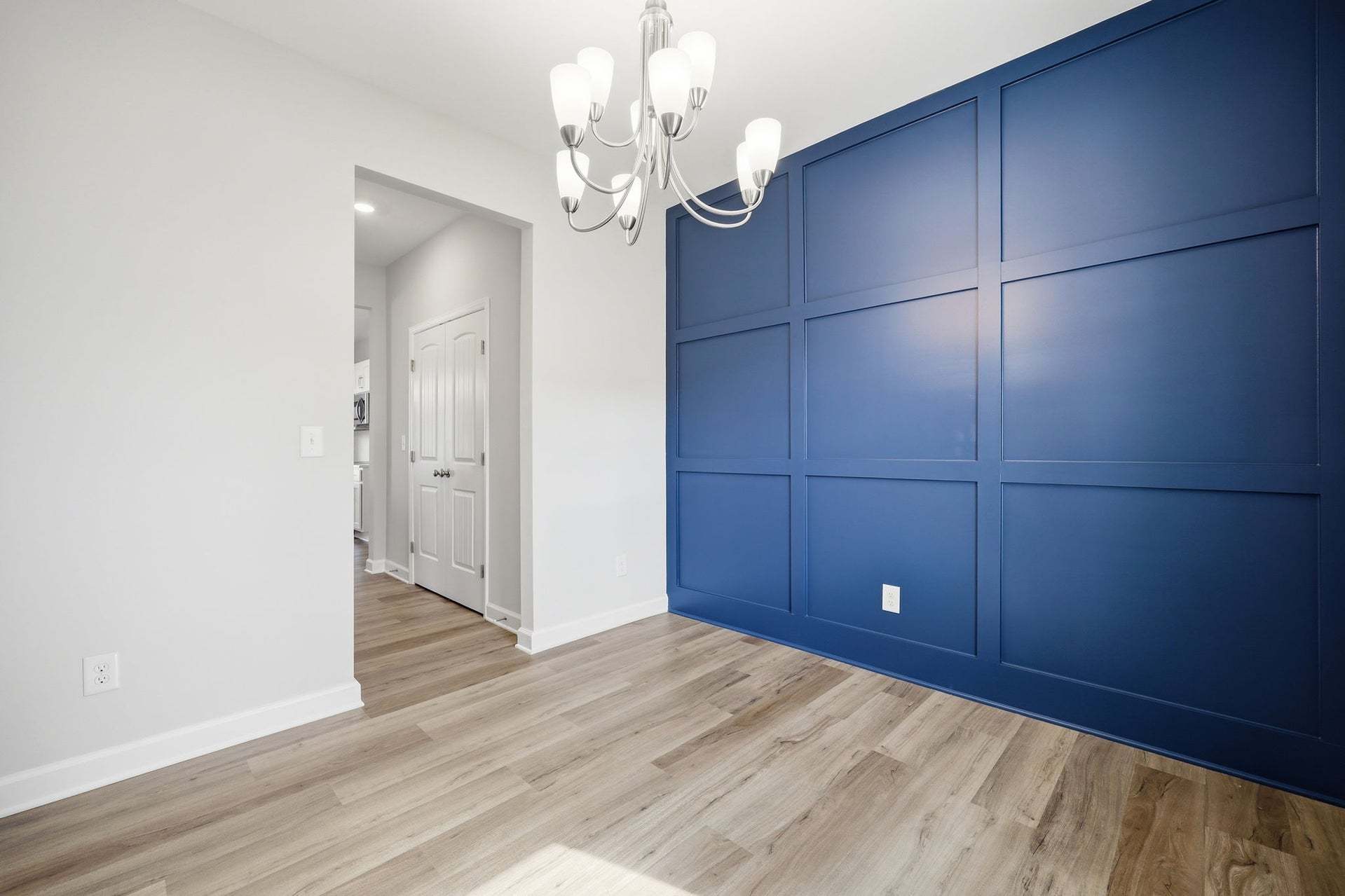 Square Panel Accent Wall Option