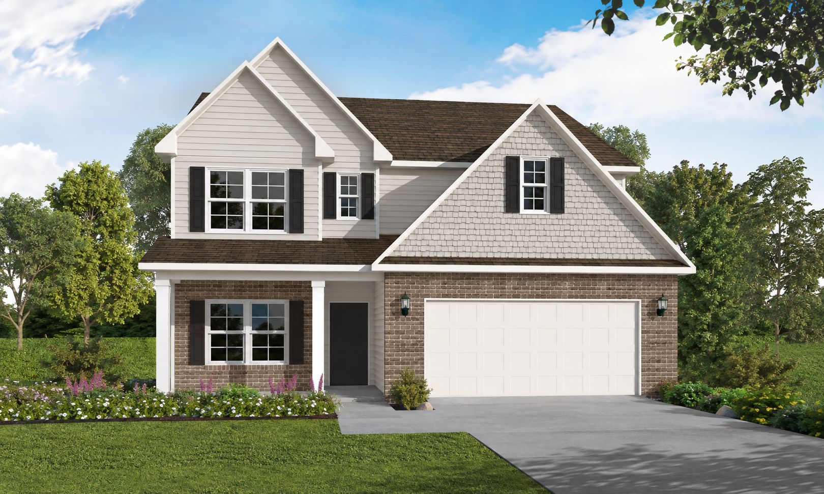 Elevation B - Brick