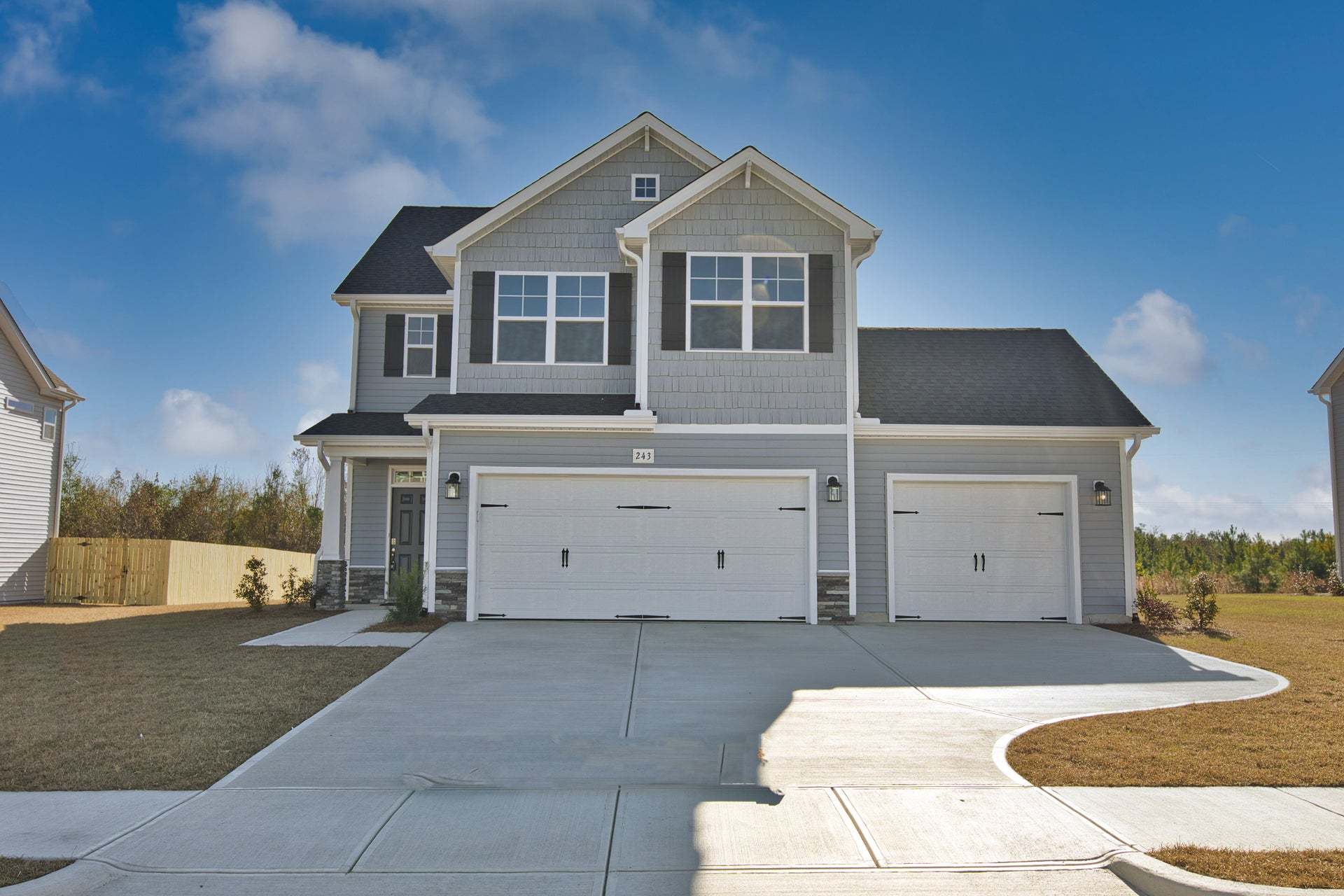 Elevation C with 3rd Car Garage Option