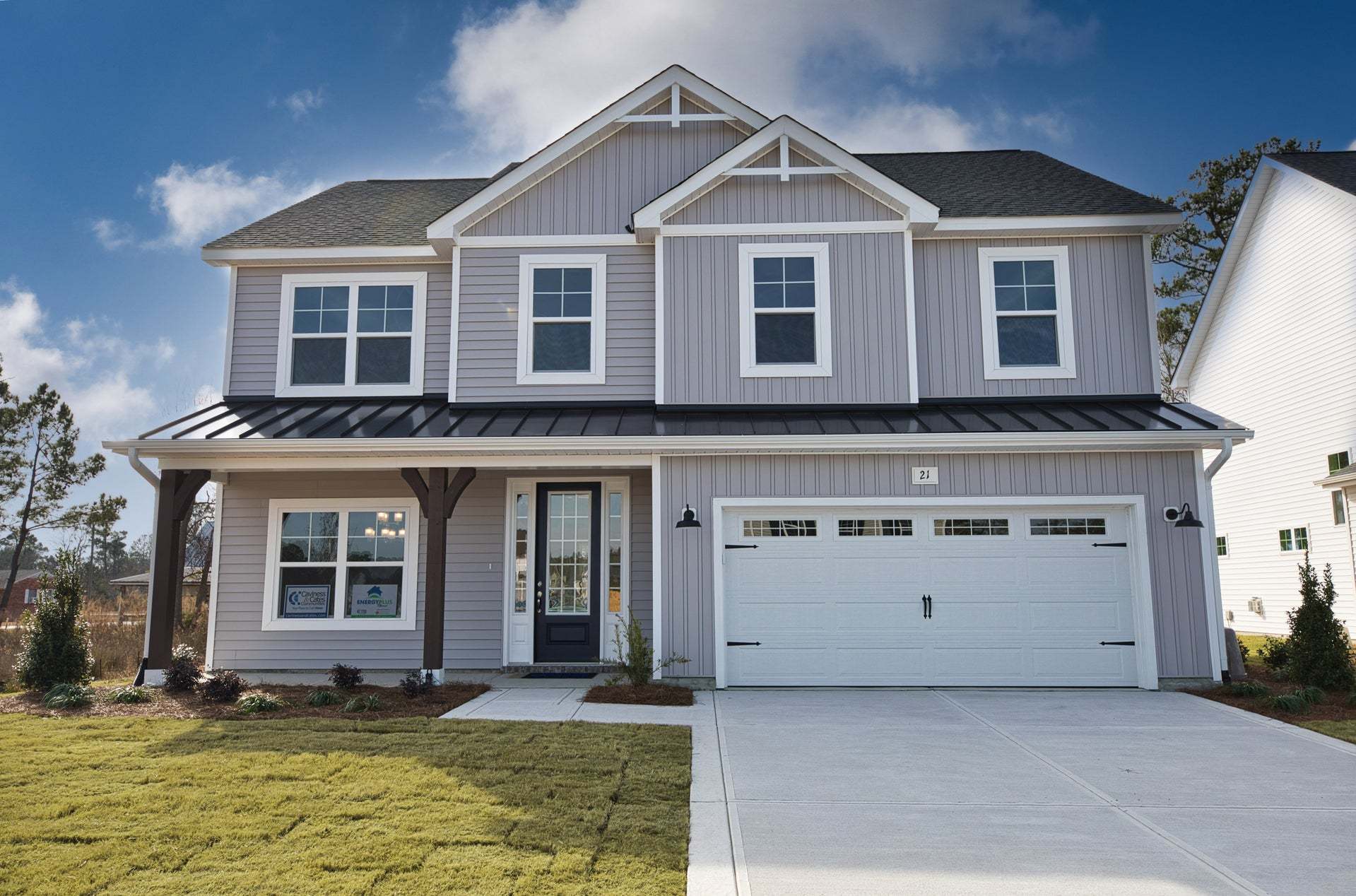 Elevation F with Metal Roof Option