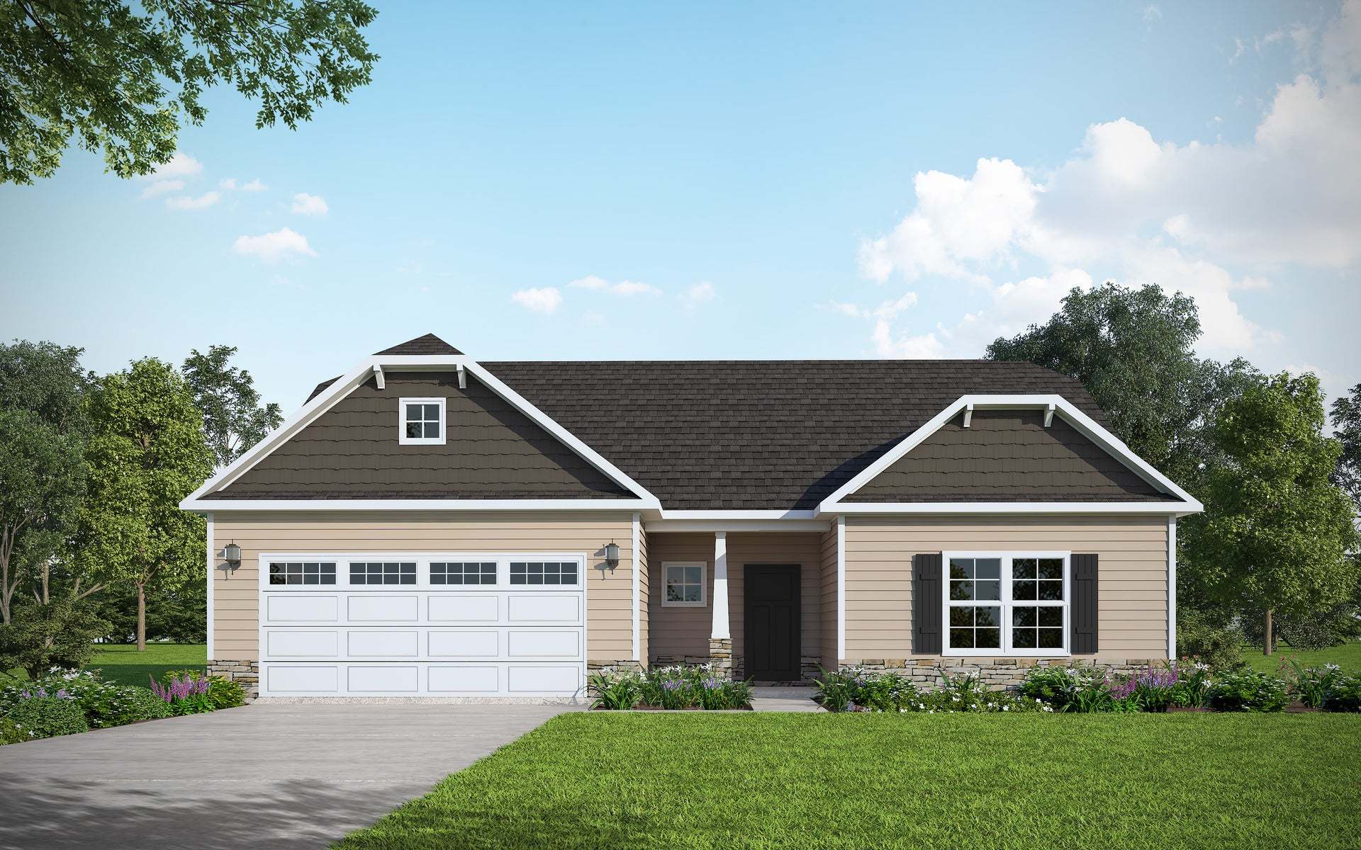 Elevation C - NO DORMER