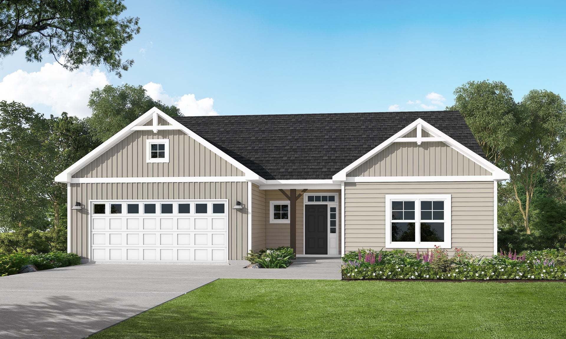 Elevation F - NO DORMER