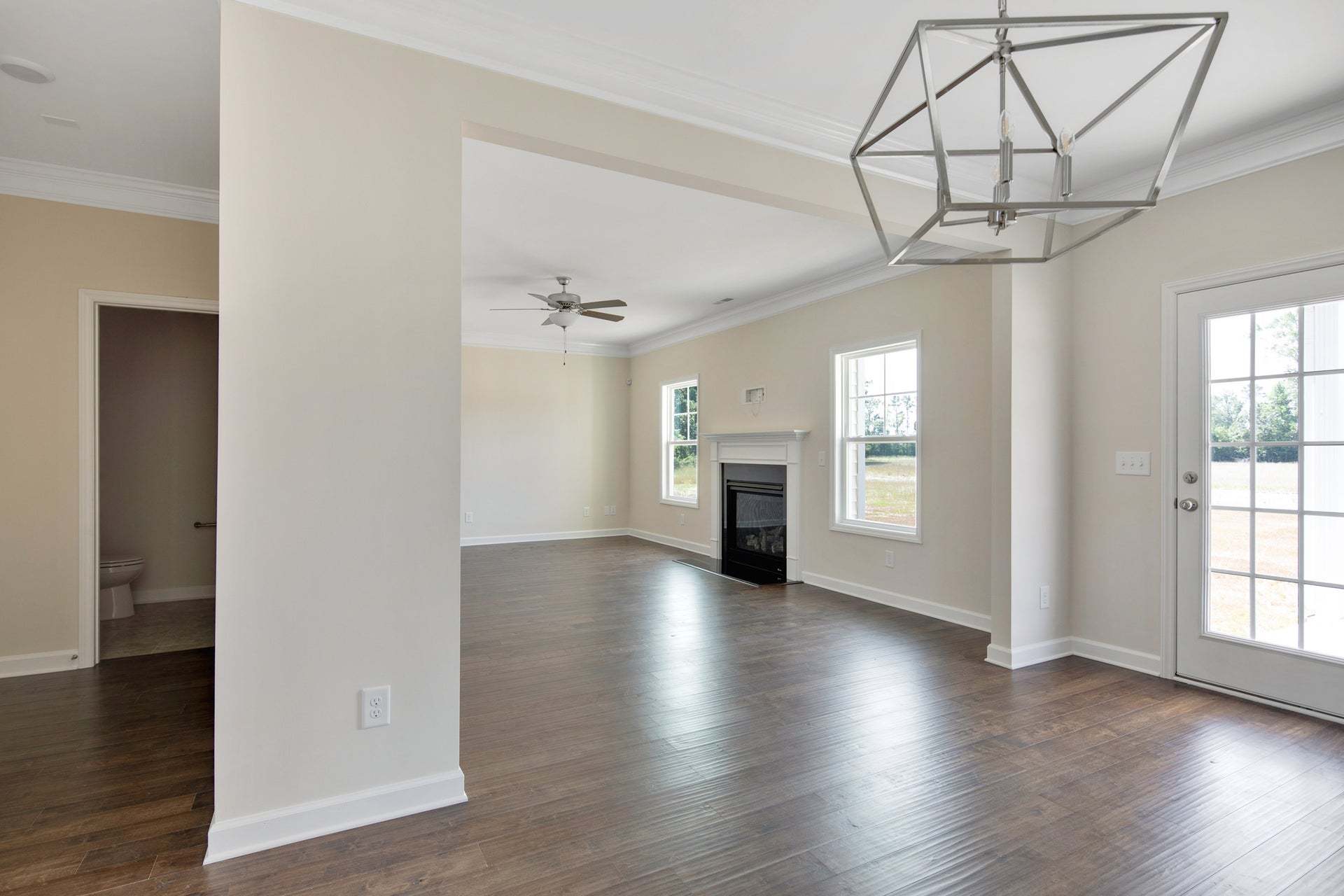 Great Room with Fireplace Option