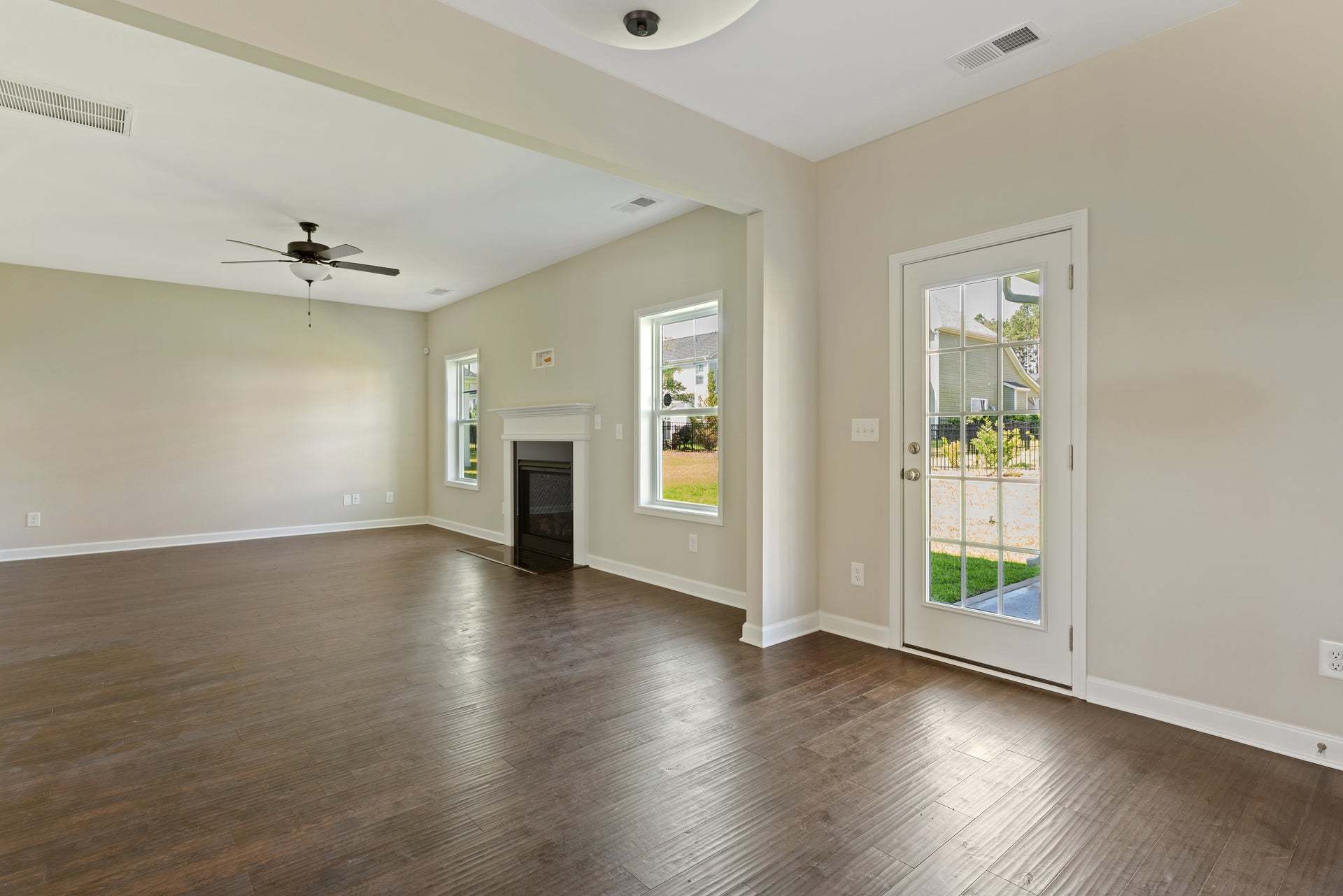 Great Room with Fireplace Option