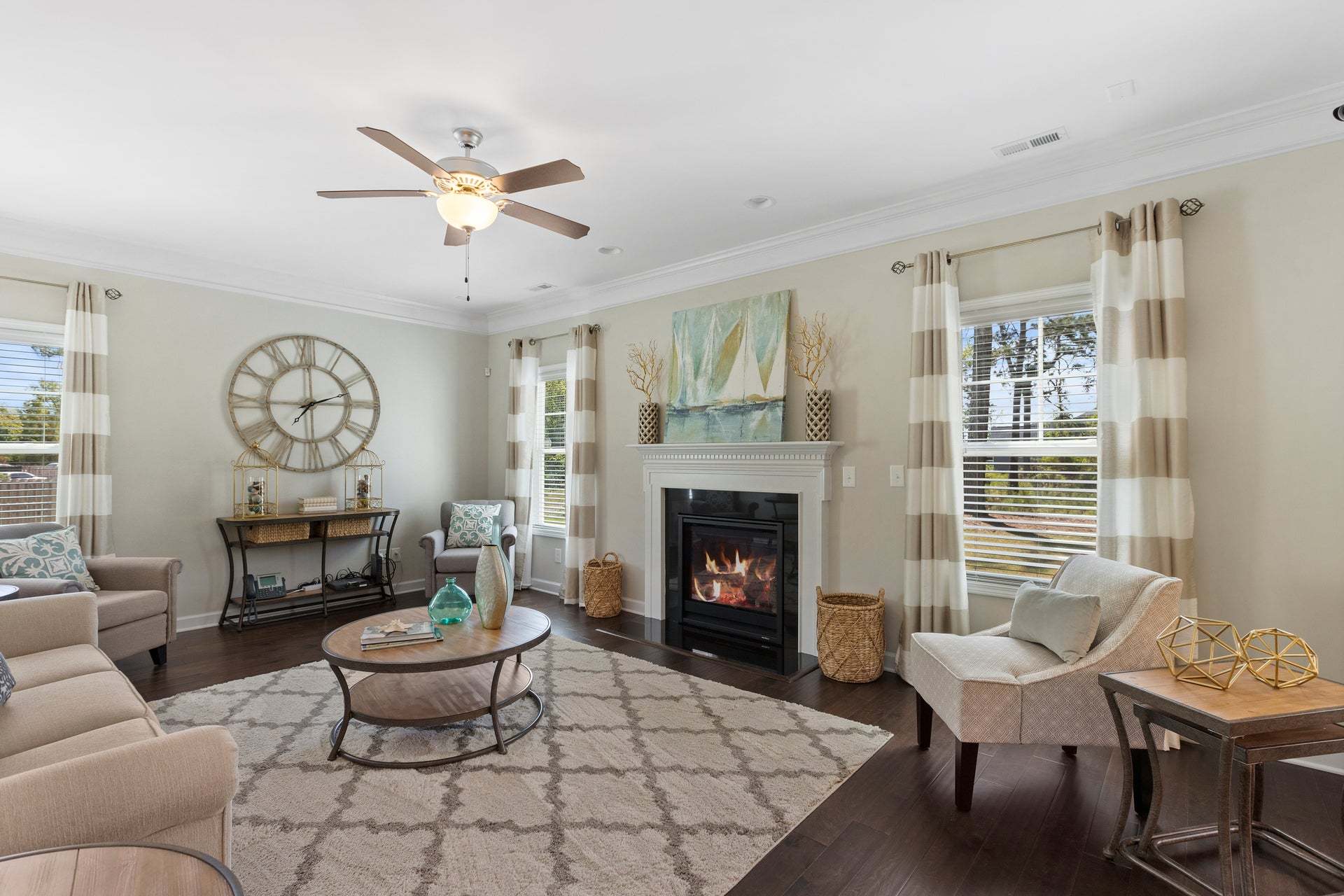 Great Room with Fireplace Option