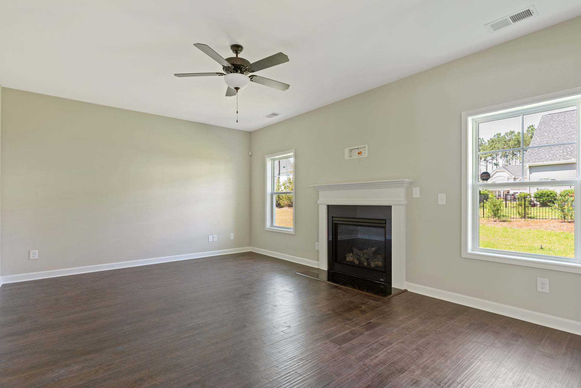 Great Room with Fireplace Option
