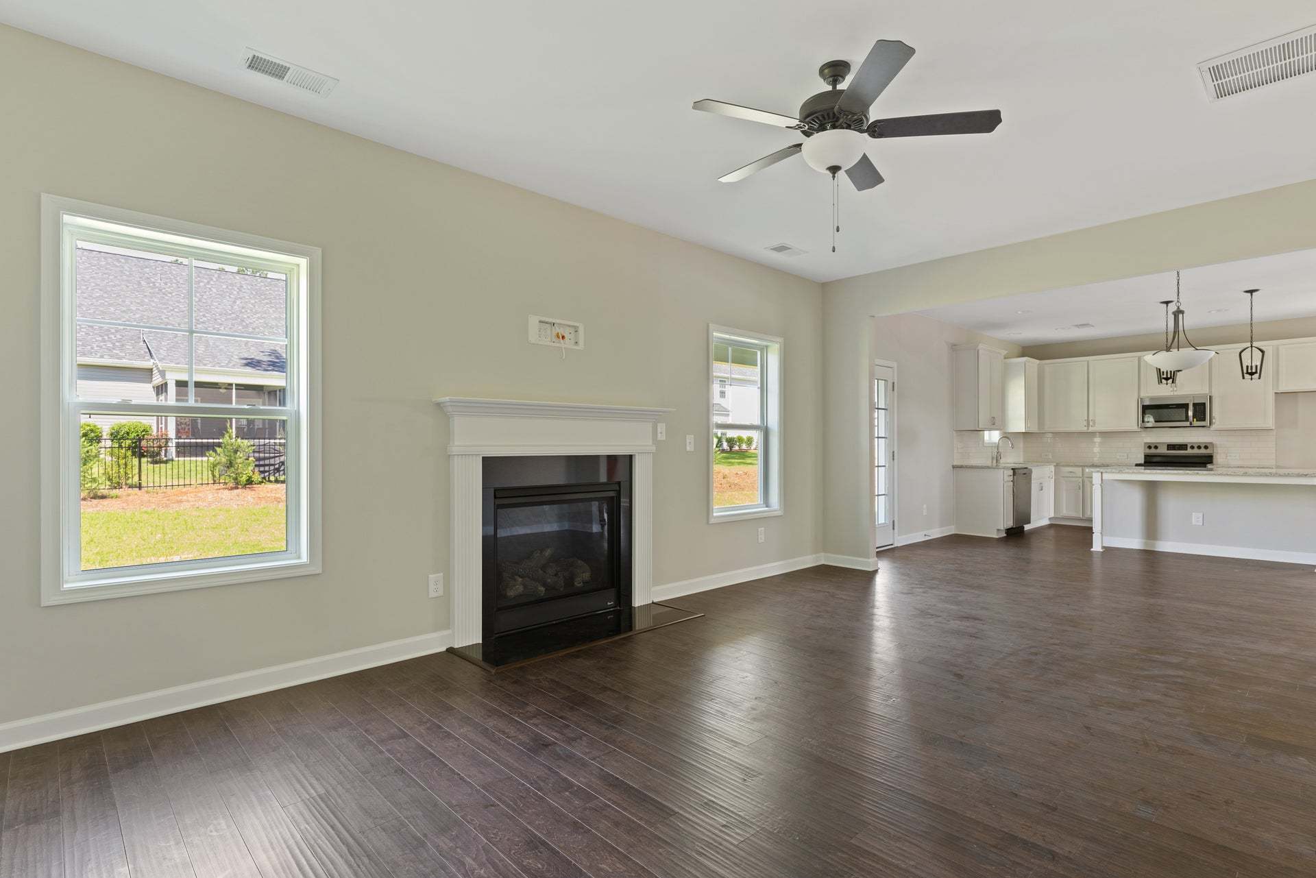 Great Room with Fireplace Option