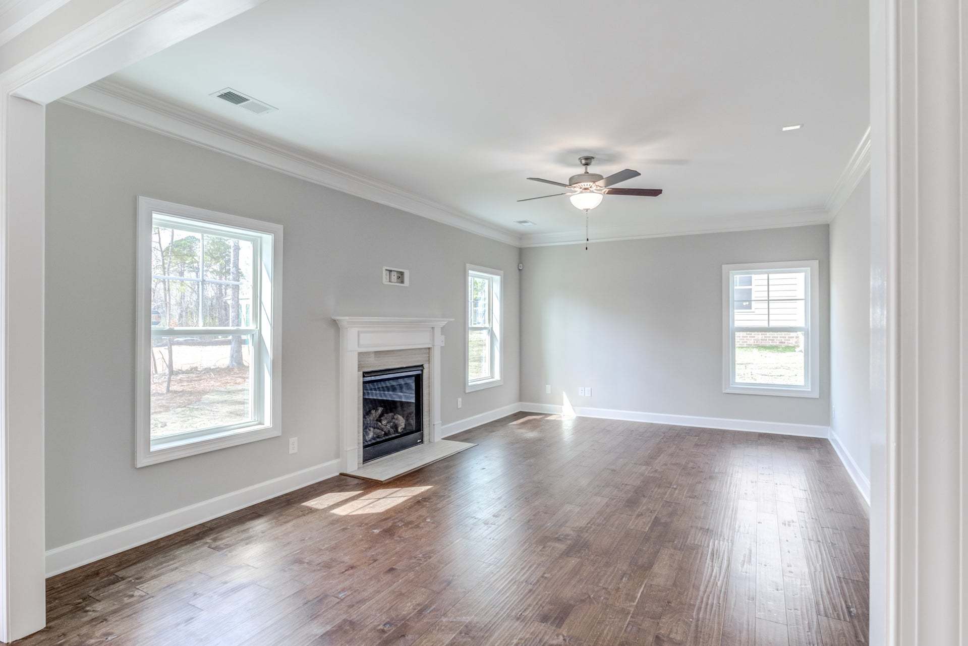 Great Room with Fireplace Option