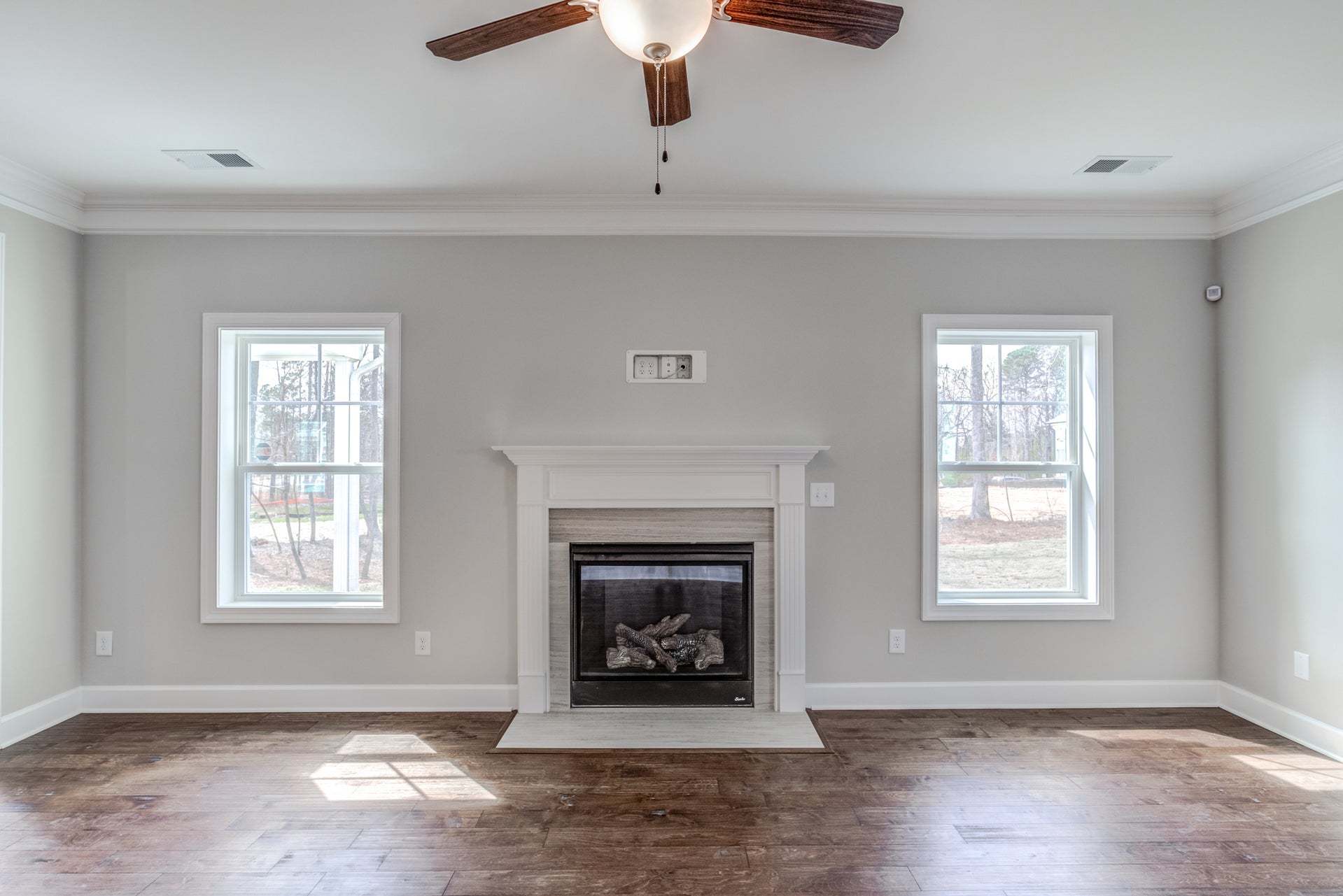 Great Room with Fireplace Option