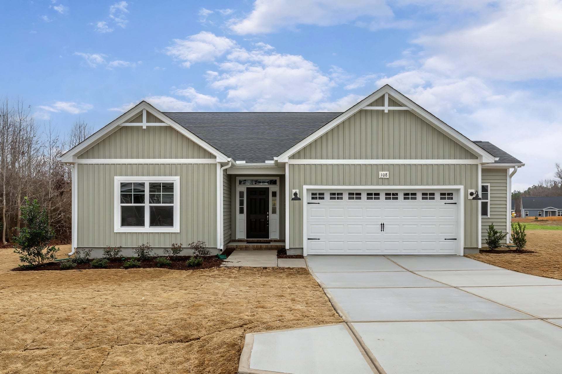 Elevation FH with Work Area Garage Option