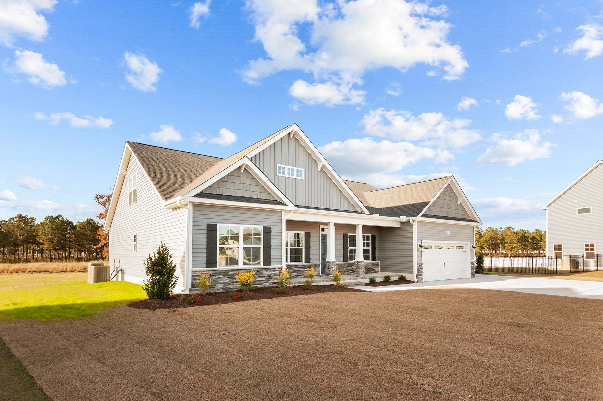 Elevation D with 3rd Car Garage Option