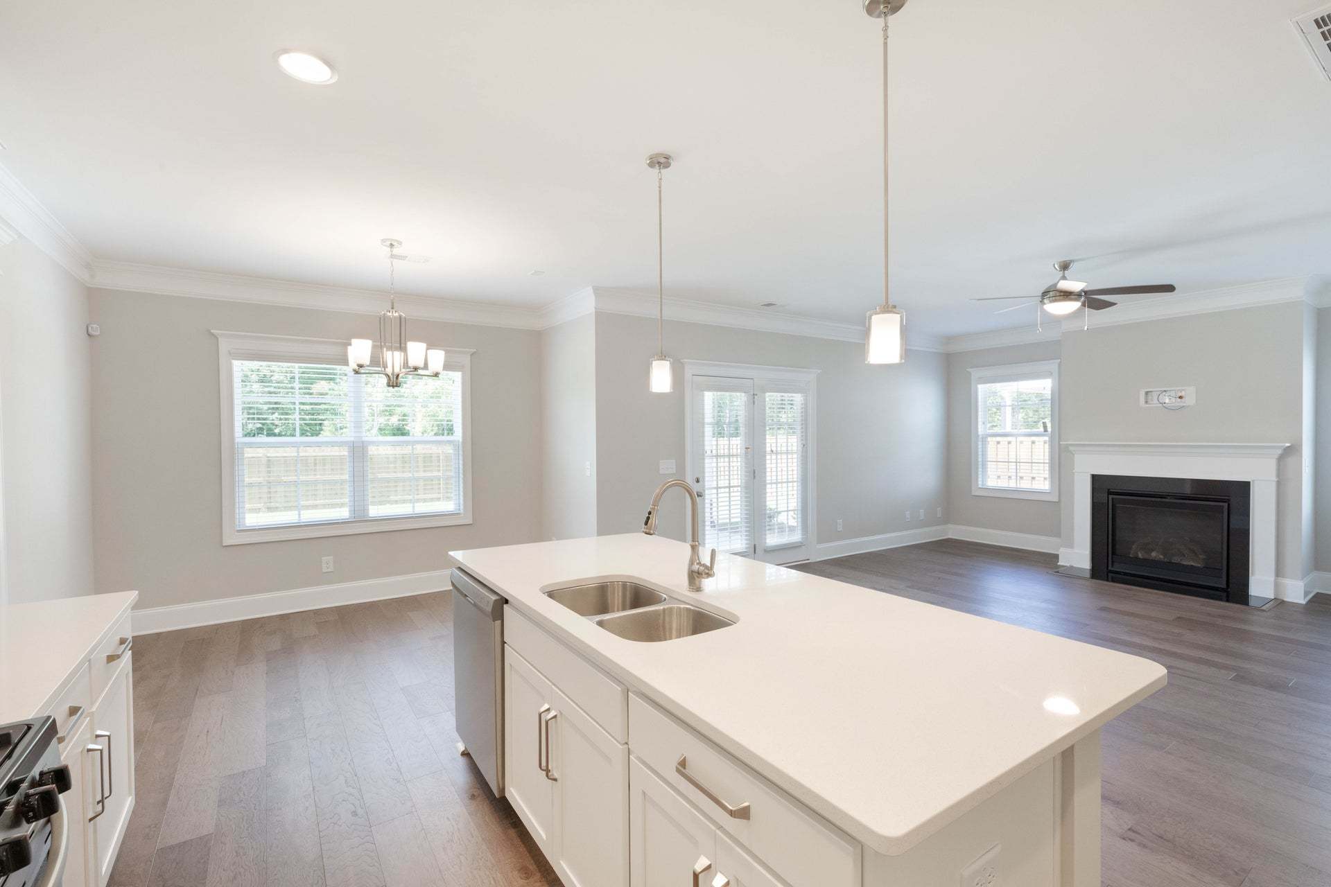 Great Room with Fireplace Option