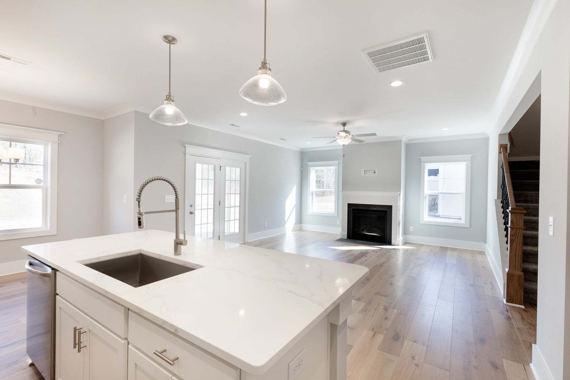 Great Room with Fireplace Option