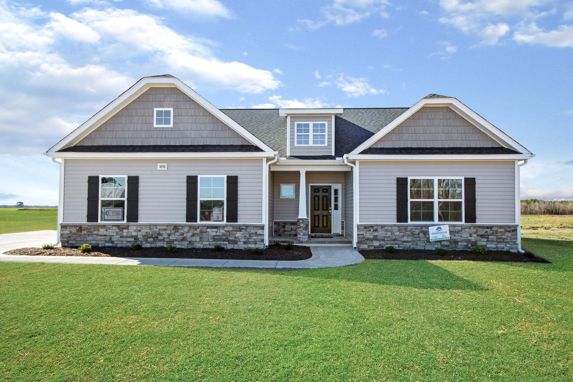 Elevation C with Side Load Garage Option