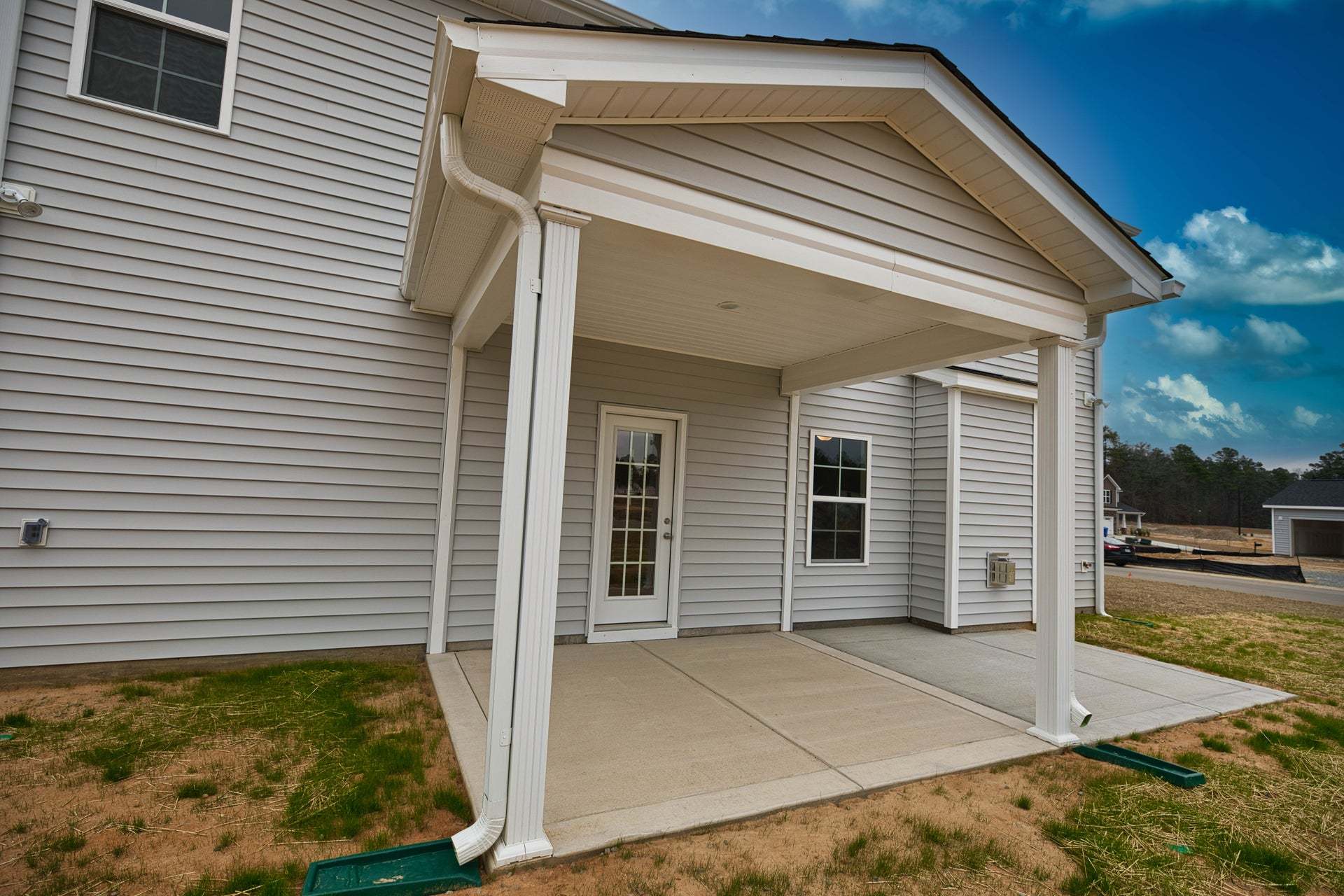 Covered Porch with Patio Option