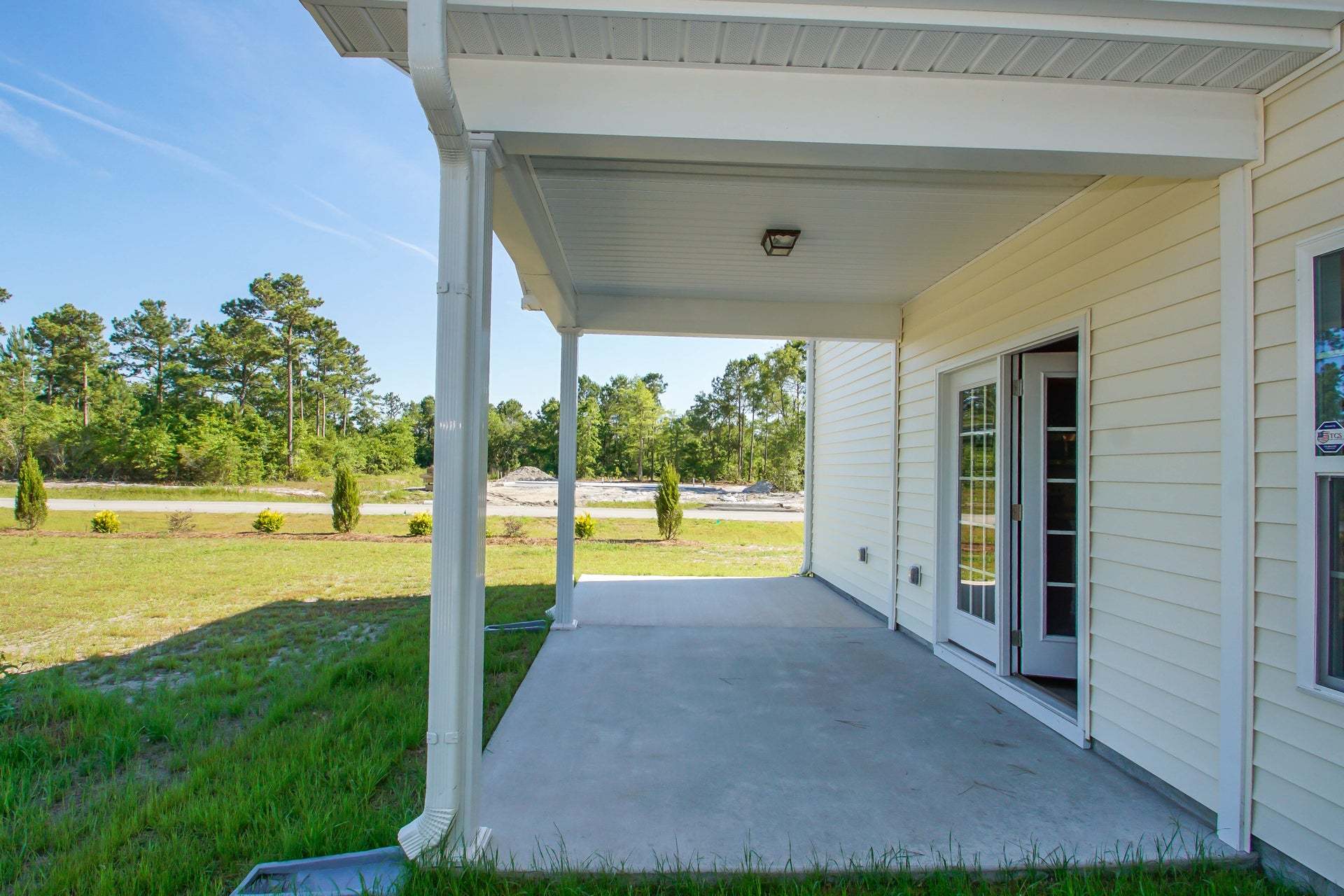 Covered Porch with Patio Option