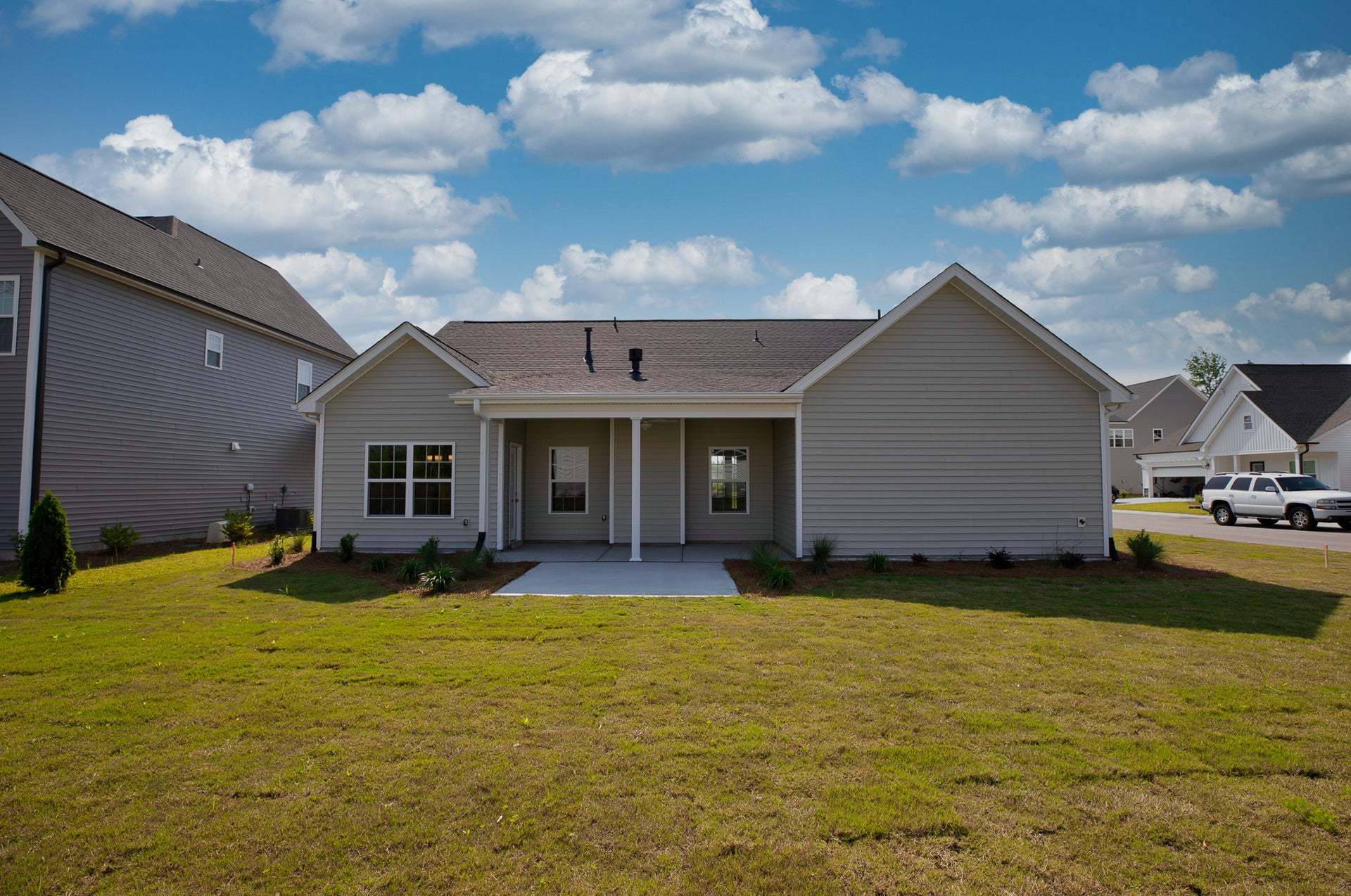 Covered Porch with Patio Option