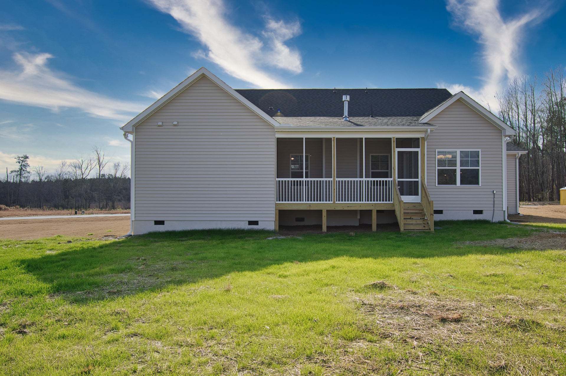 Covered Screened Deck Option