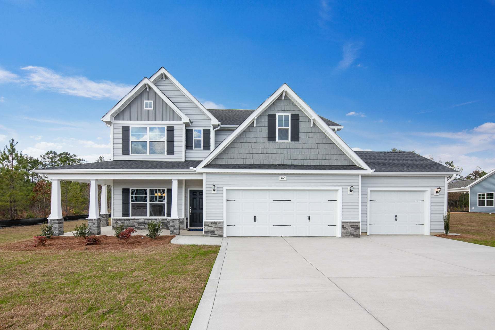 Elevation K with 3 Car Garage Option