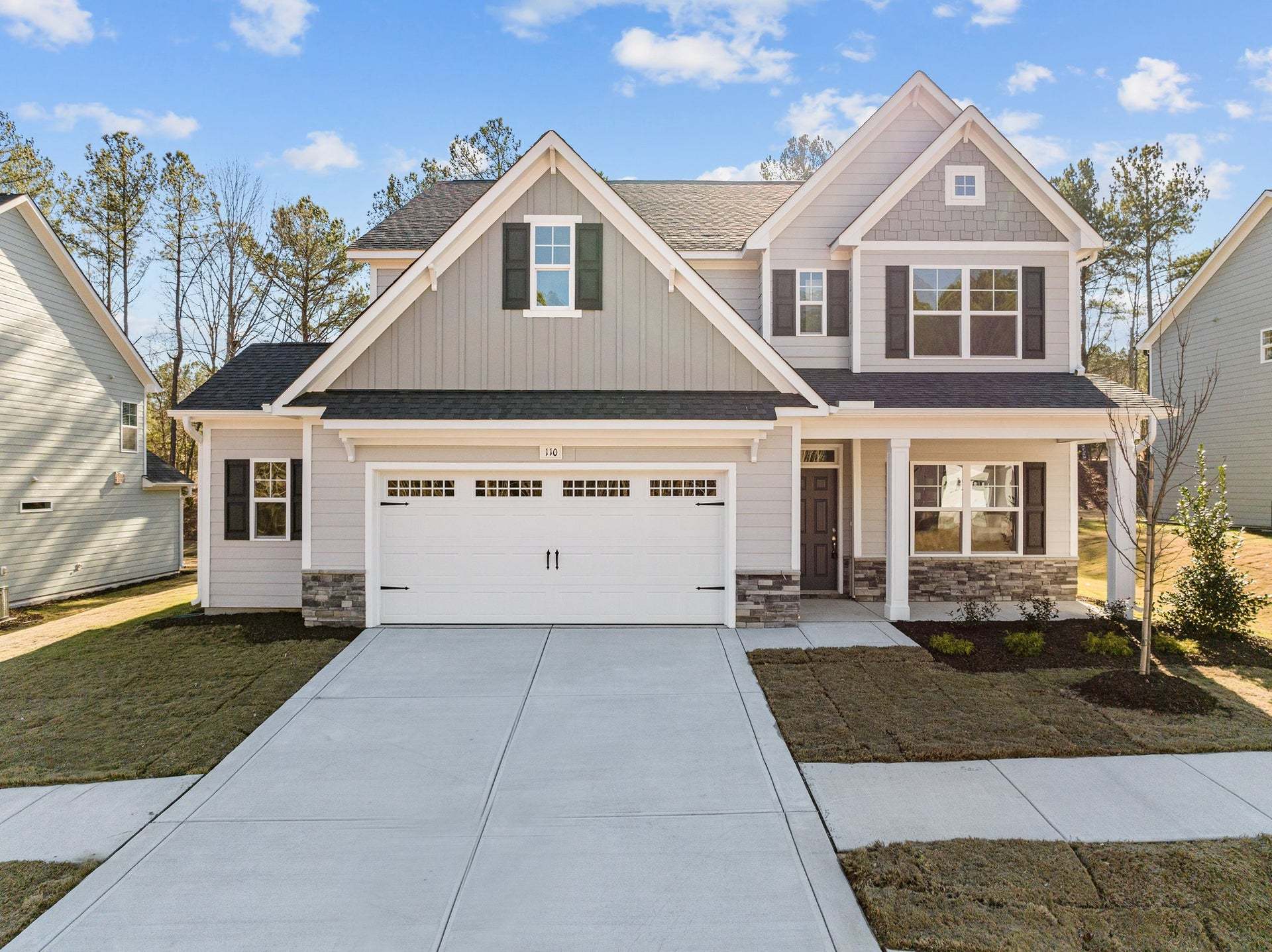 Elevation TW with Work Area Garage Option