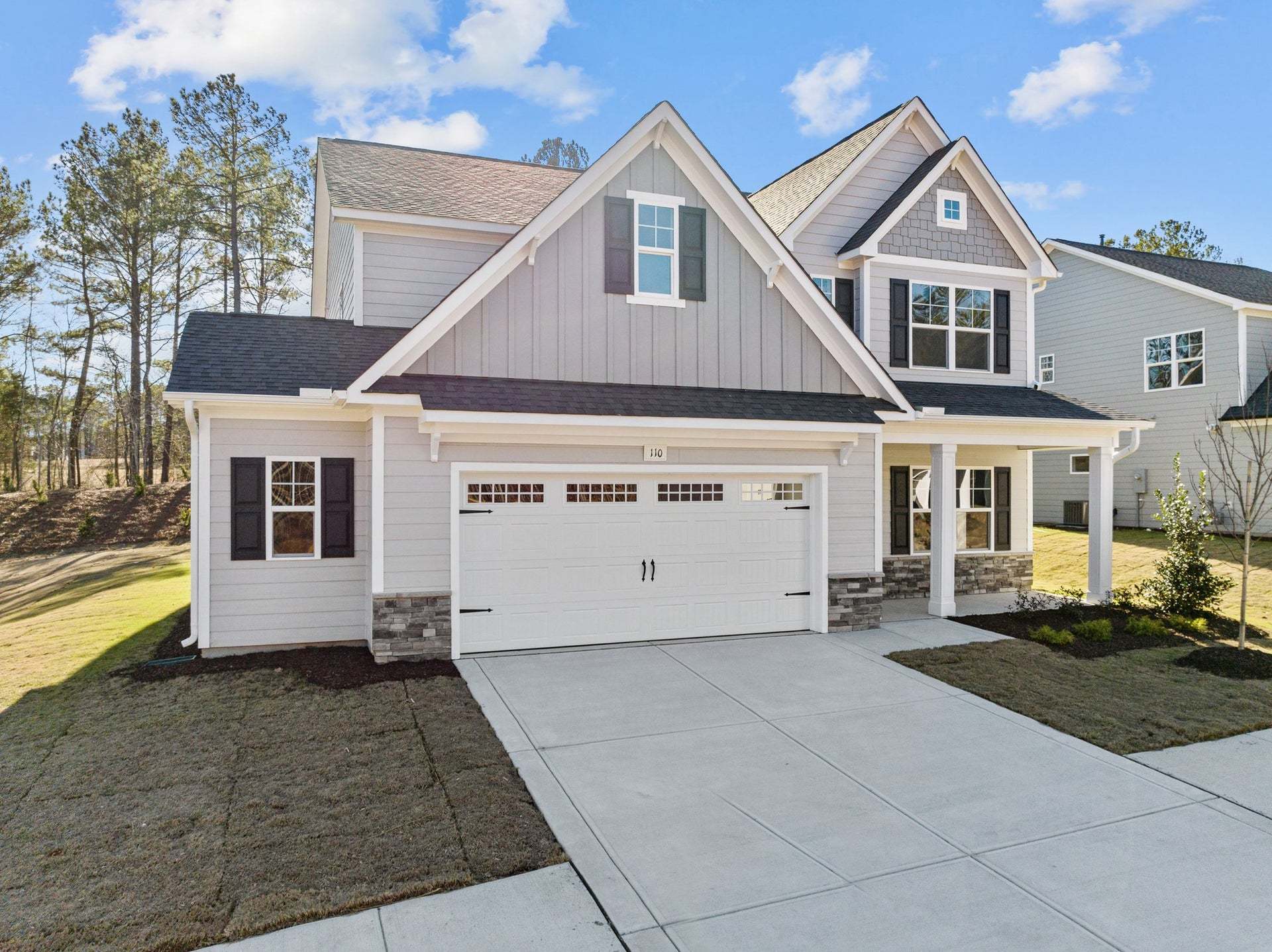 Elevation TW with Work Area Garage Option