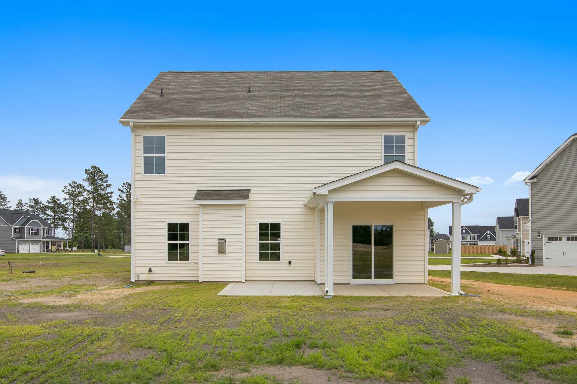 Covered Porch with Patio Option