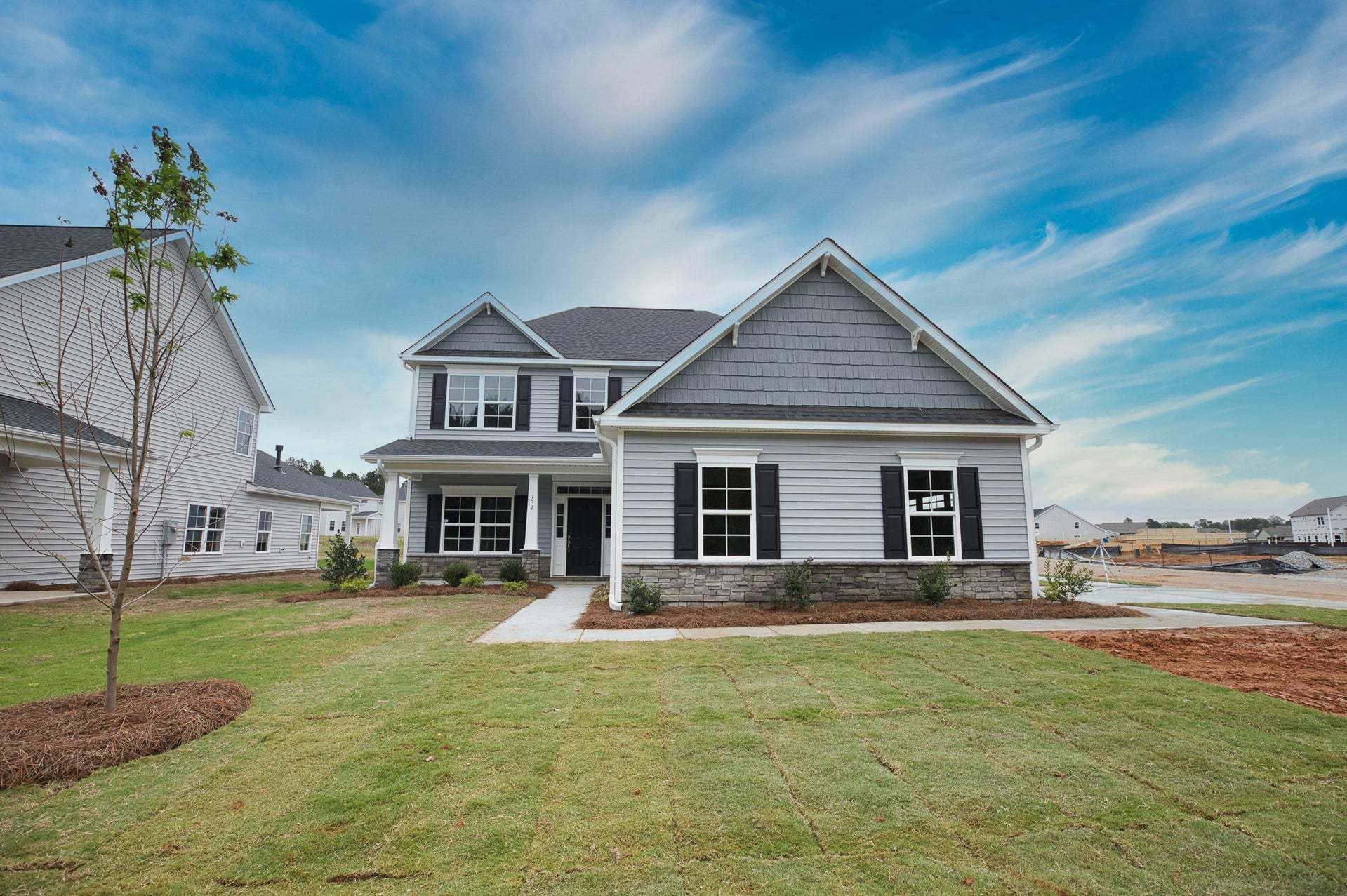 Elevation D with Side Load Garage Option