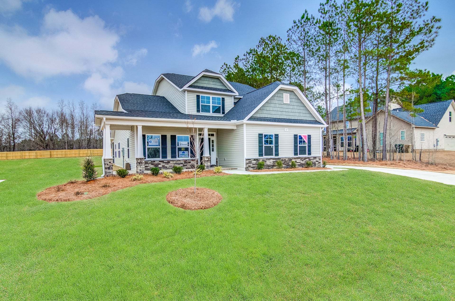 Elevation B with Side Load Garage Option