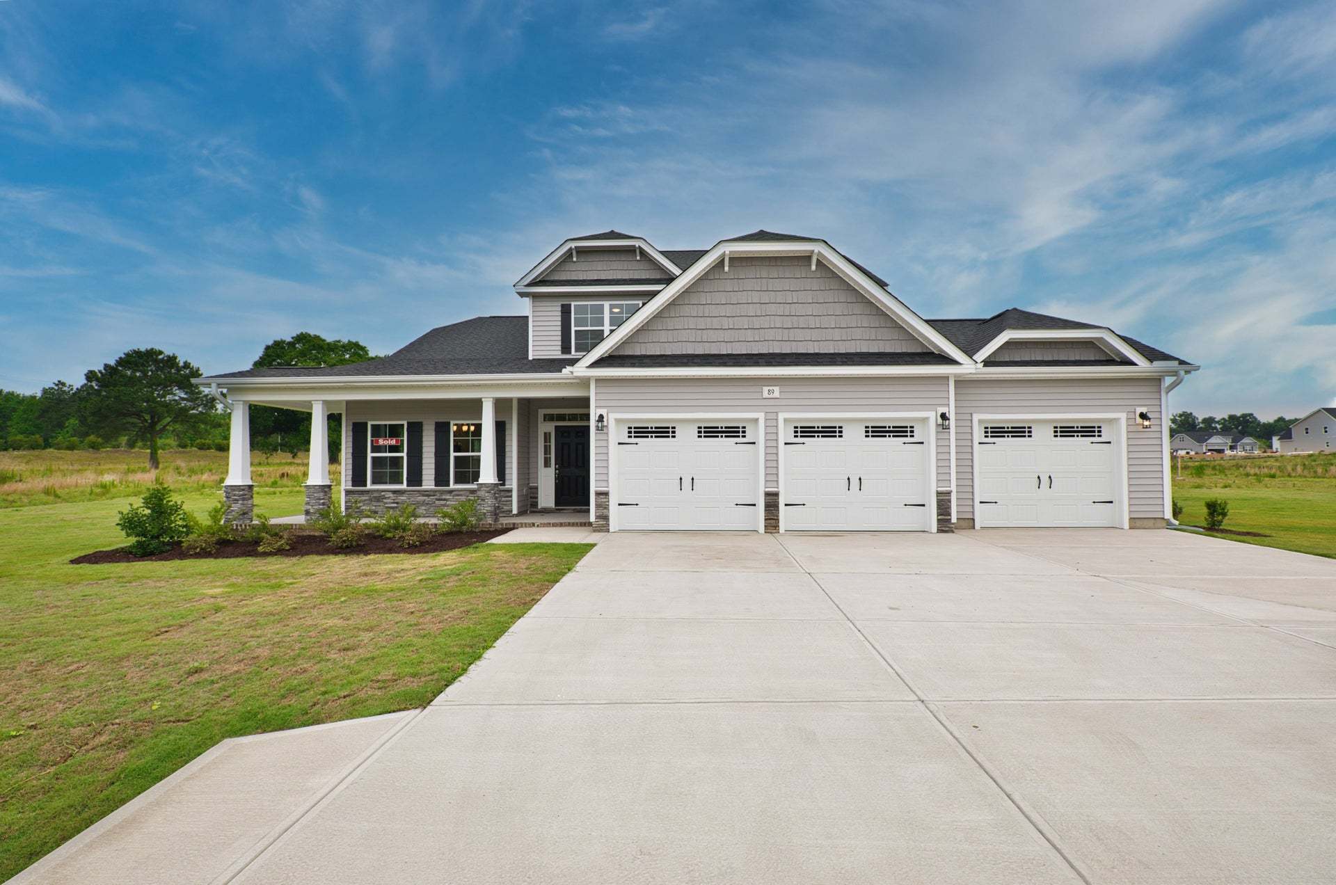 Elevation K 3-Car Garage Option