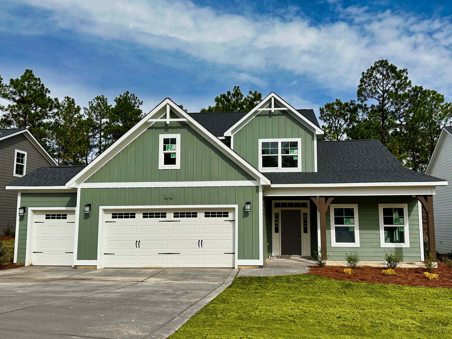 Elevation F with Golf Cart Garage Option
