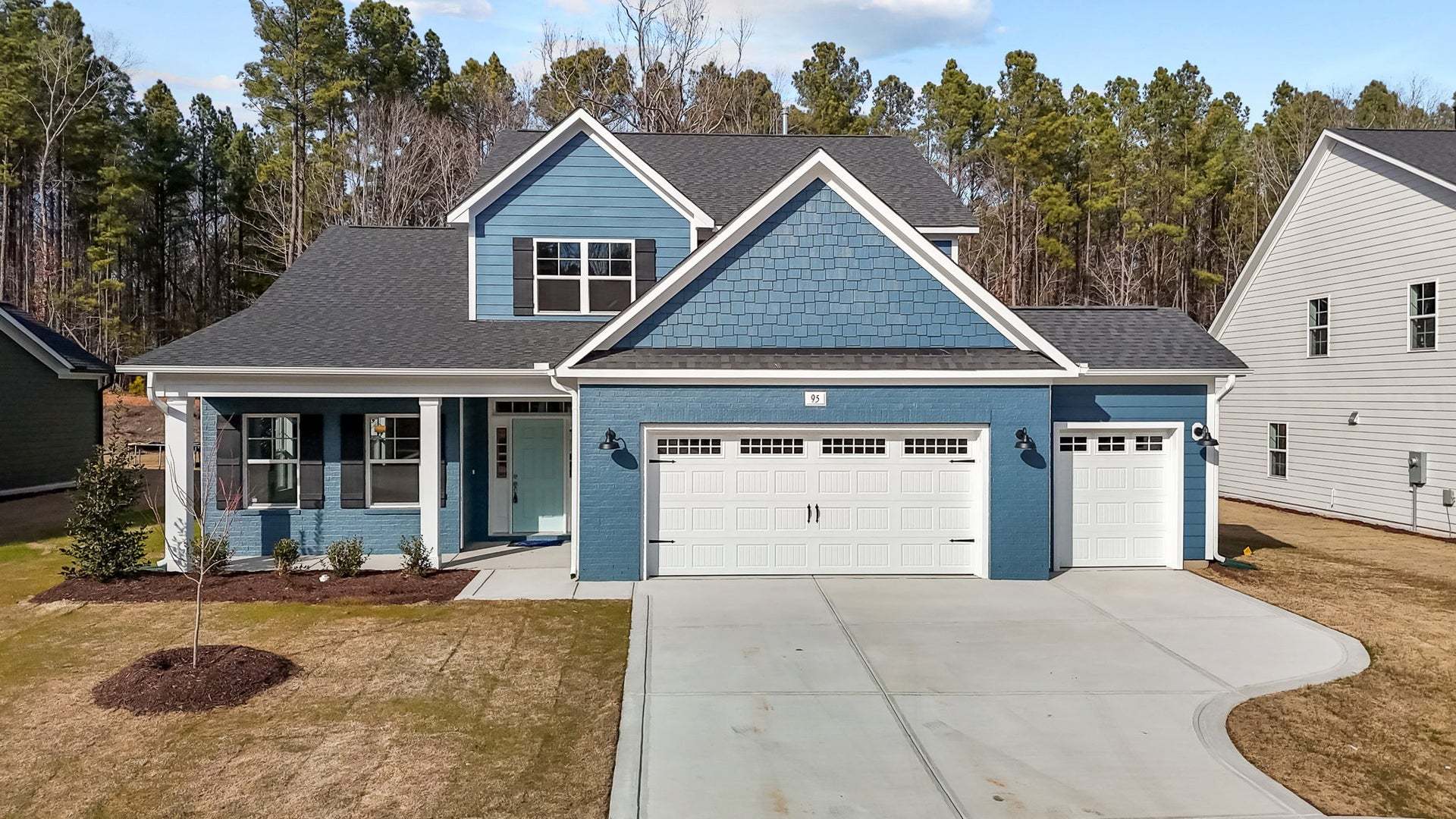 Elevation B with Golf Cart Garage Option