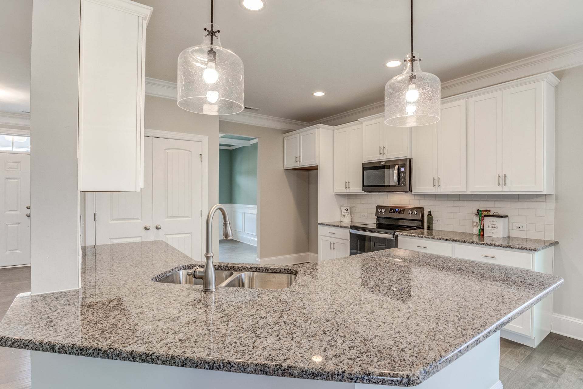 White cabinet option