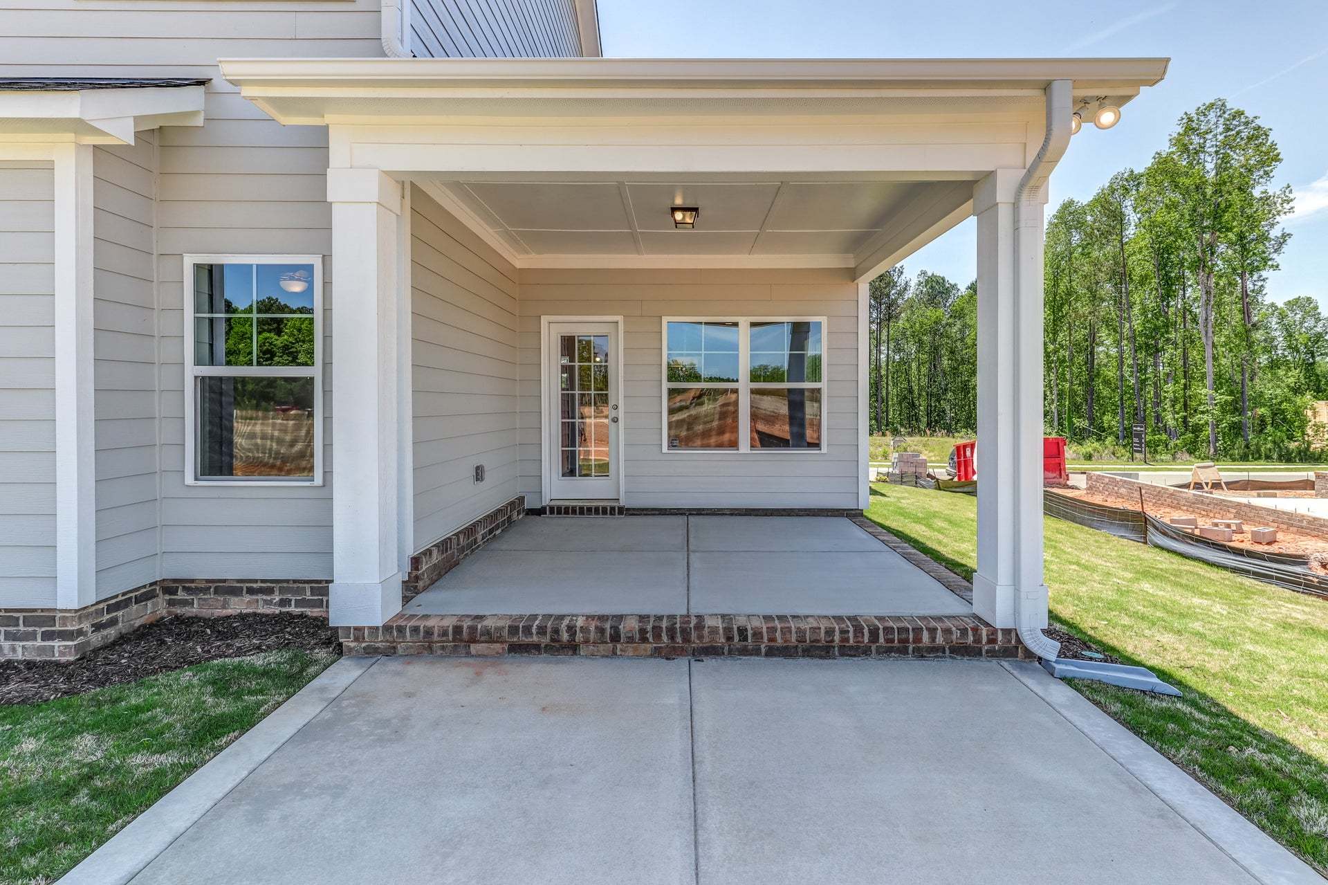Covered Porch with Patio Option