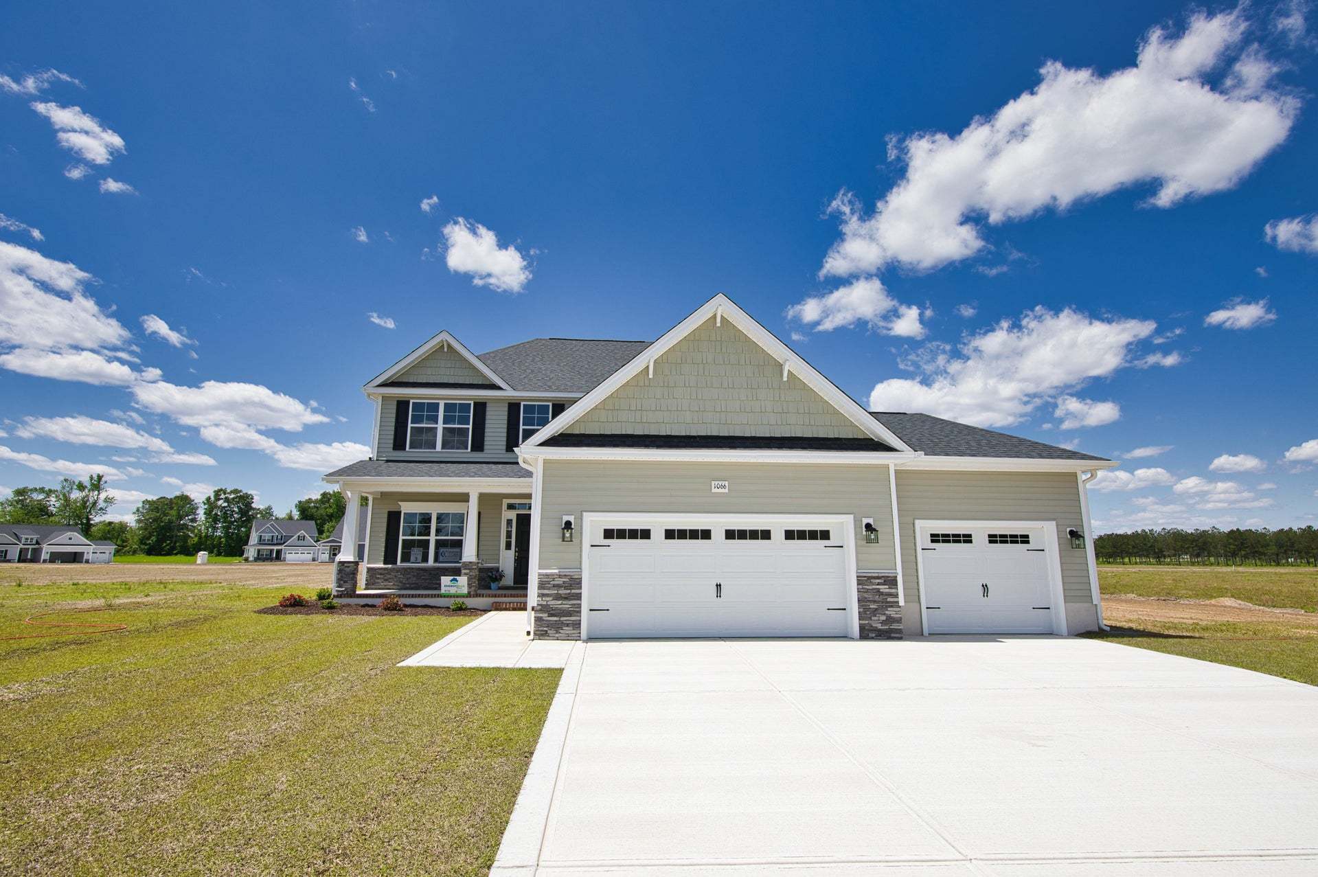 Elevation D with 3-Car Garage Option