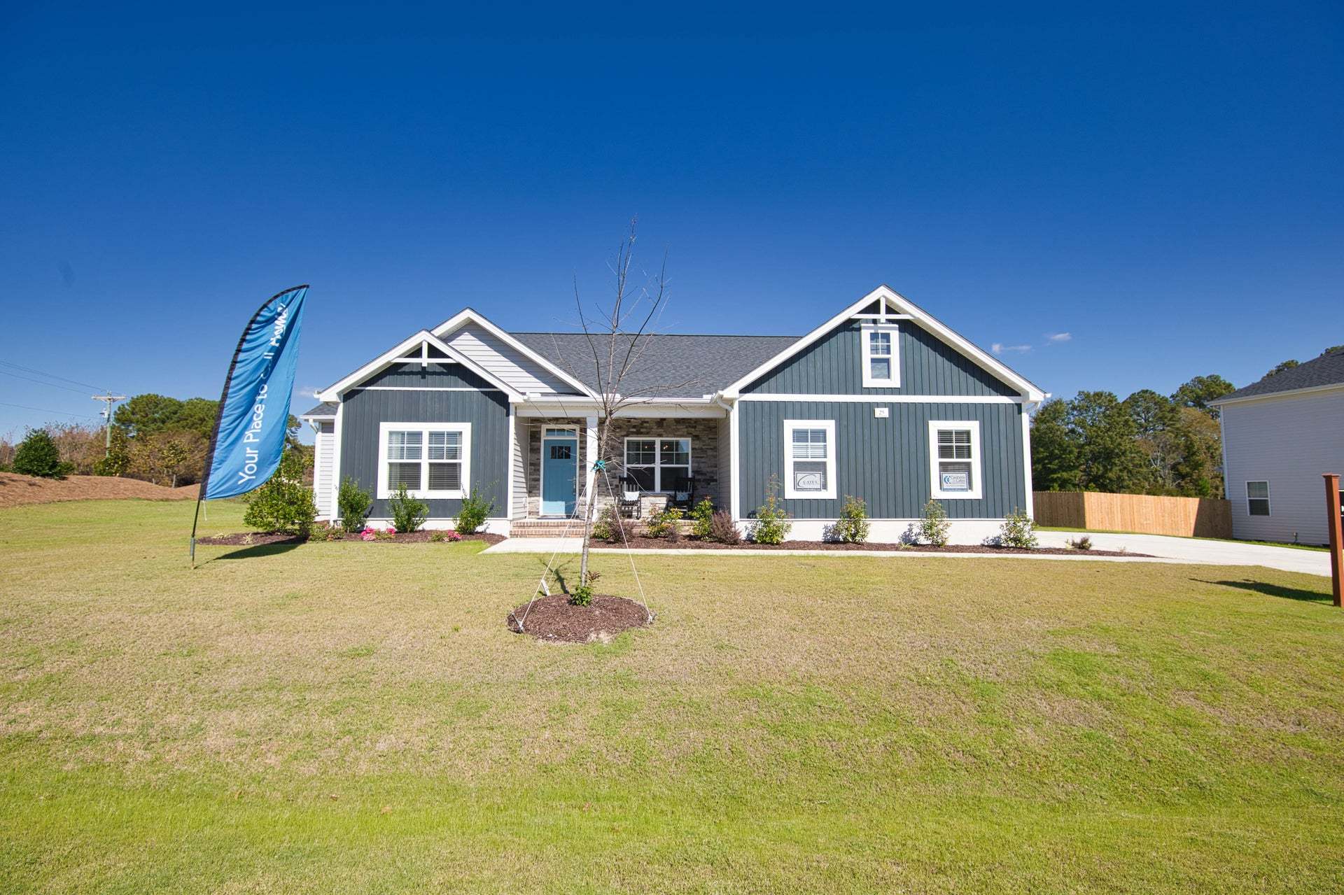 Elevation F with Sideload Garage