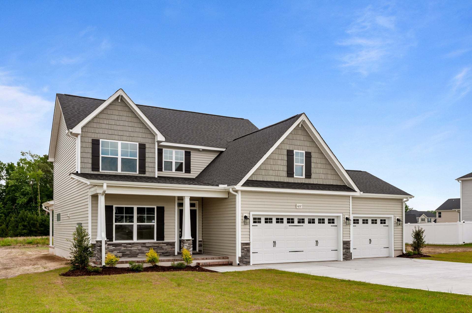 Elevation C with 3-Car Garage Option