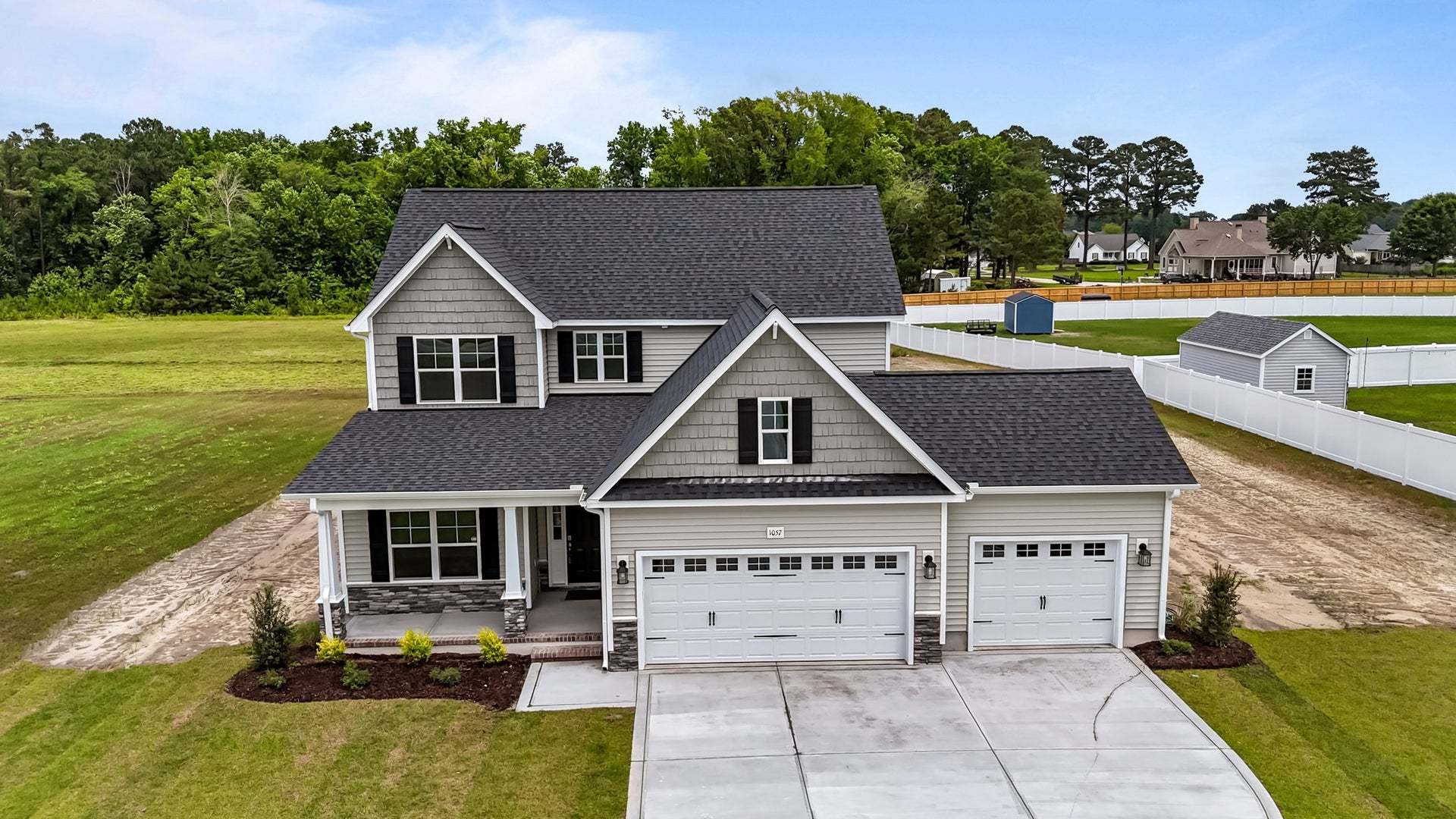 Elevation C with 3-Car Garage Option