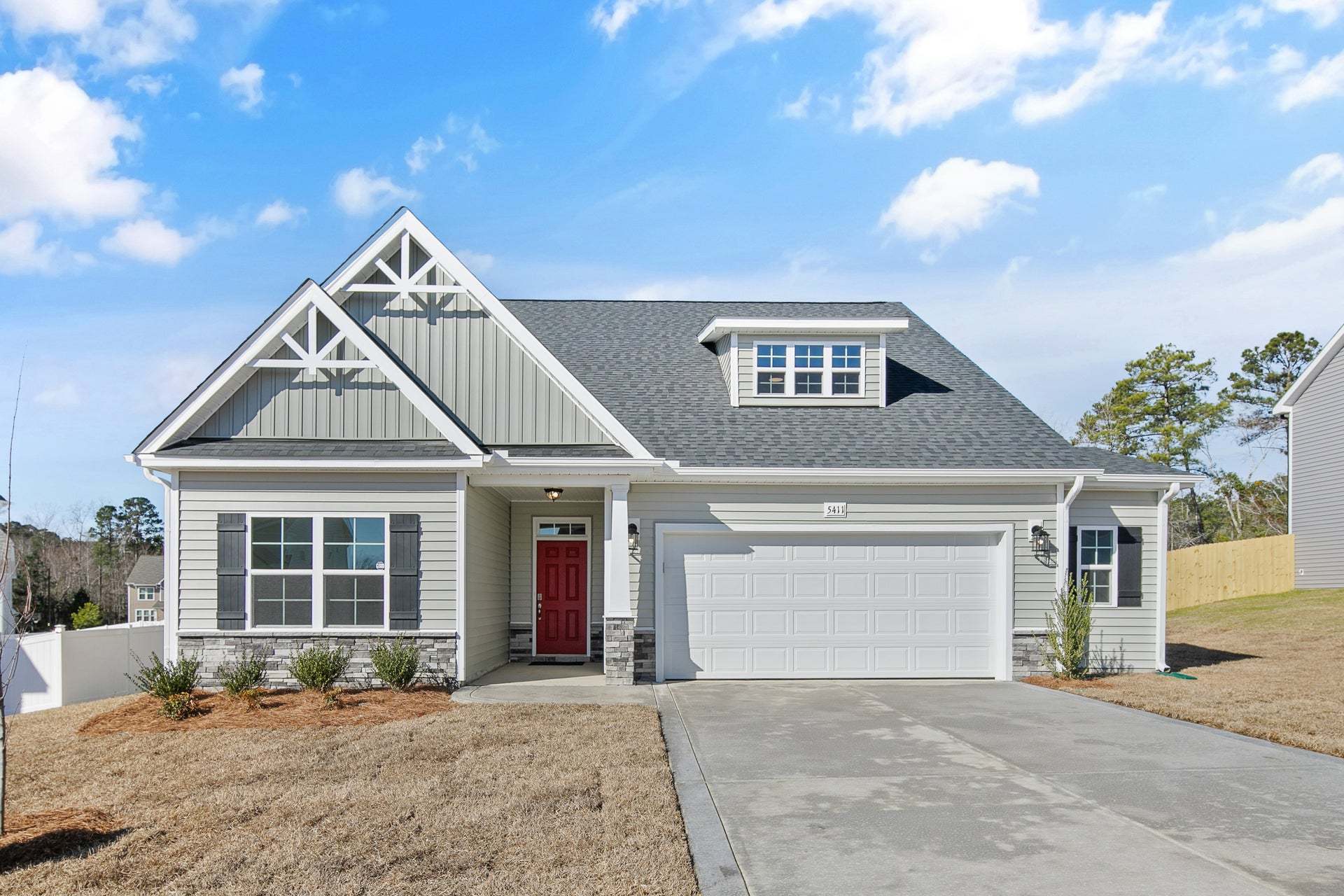 Elevation C with Work Area Option