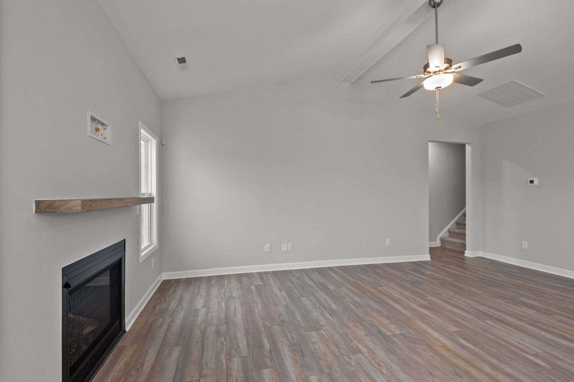 Fireplace with Floating Mantel Option