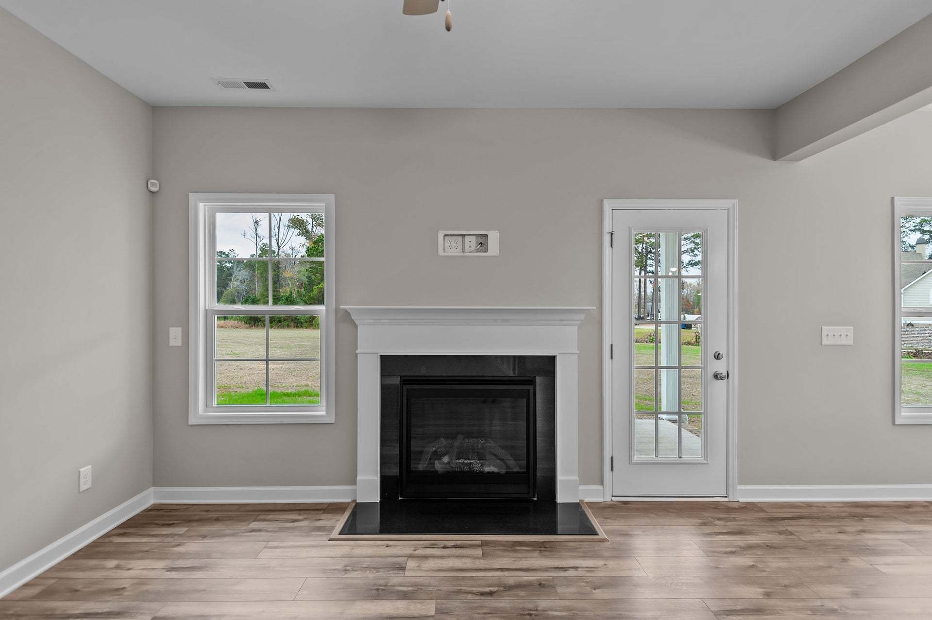 Optional Fireplace With Mantel