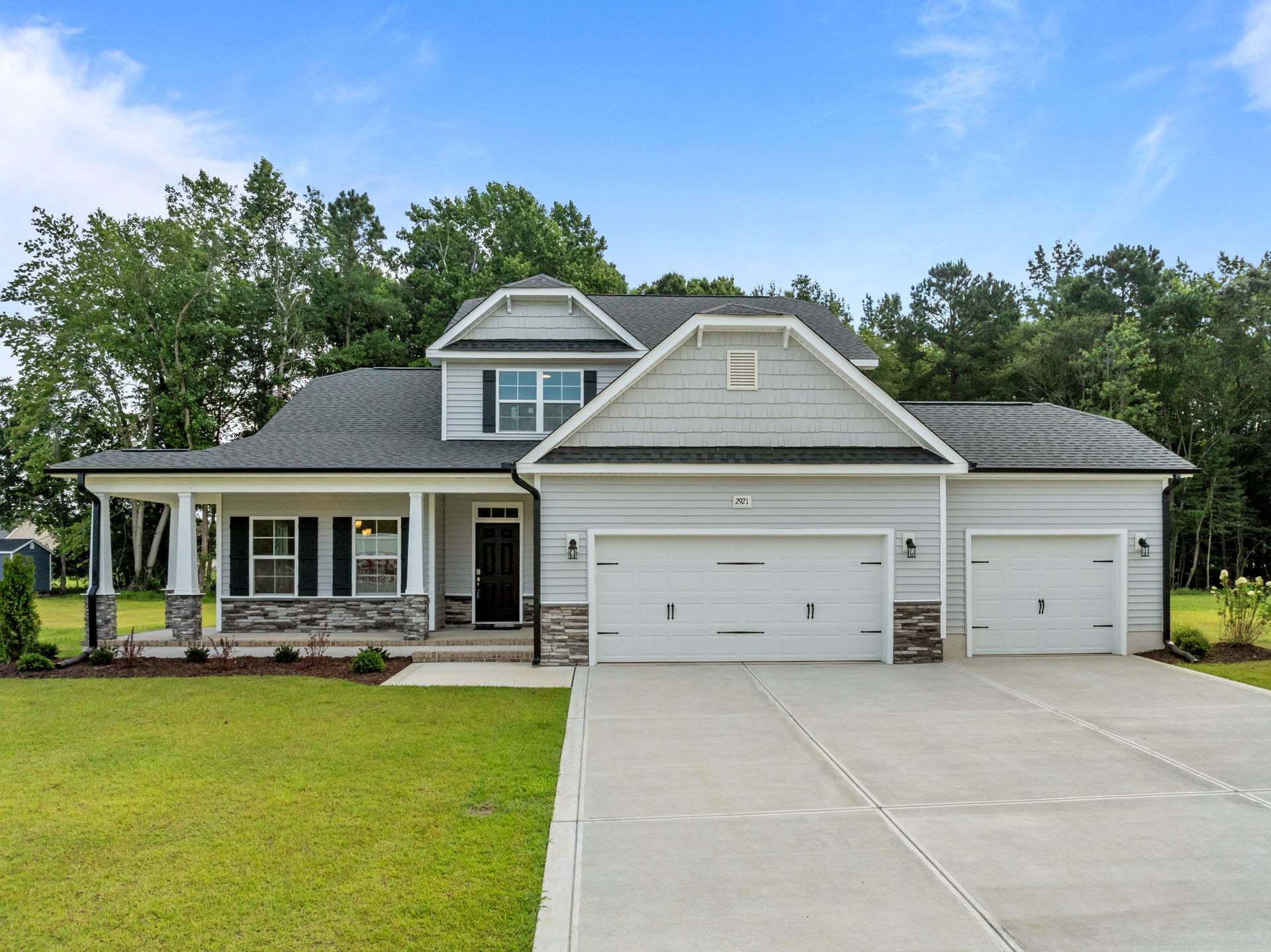 Elevation C with 3-Car Garage Option