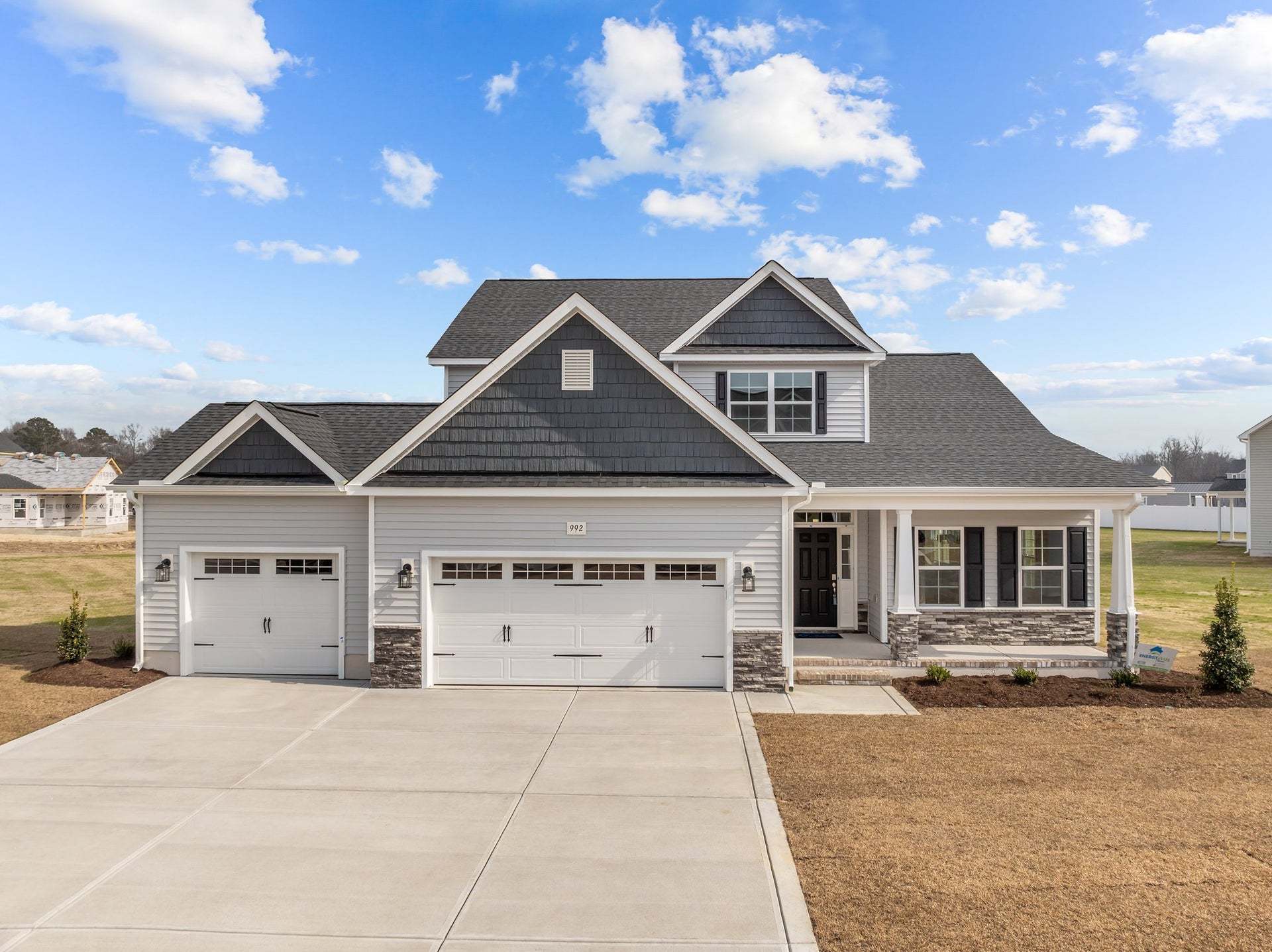 Elevation C with 3-Car Garage Option